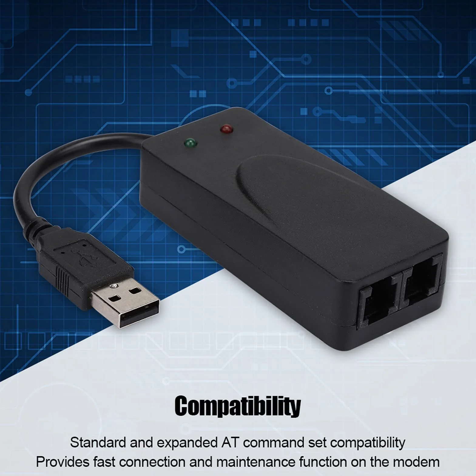 Modem Fax USB 2.0 56K Externe Plug and Play pour XP
