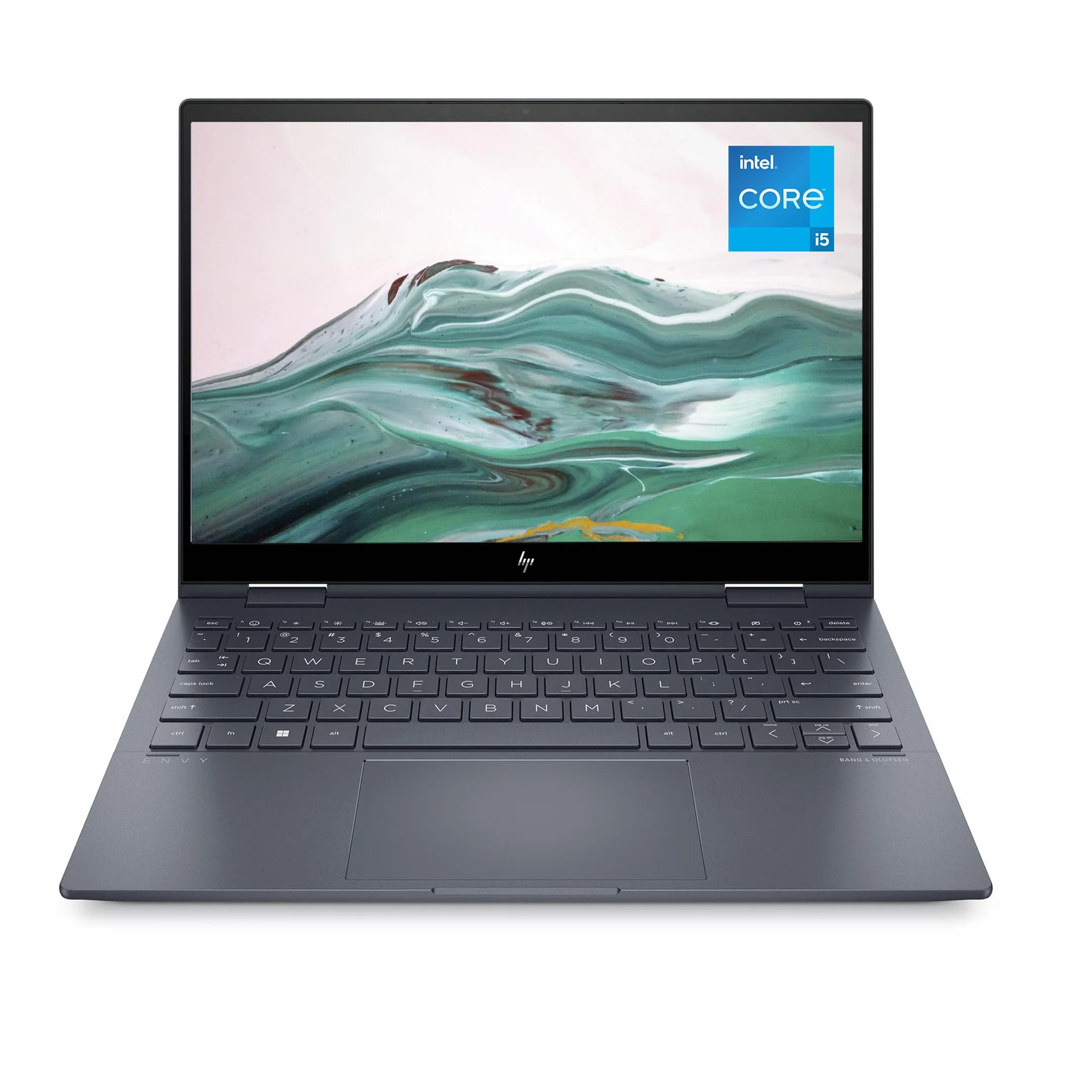 HP Envy x360 13-bf0000sf Ordinateur Portable Convertible Intel Core i5 1230U 16 Go RAM 512 Go SSD Intel Iris XE Écran 13.3" 2.8K Touch OLED Windows 11 Clavier AZERTY Blue