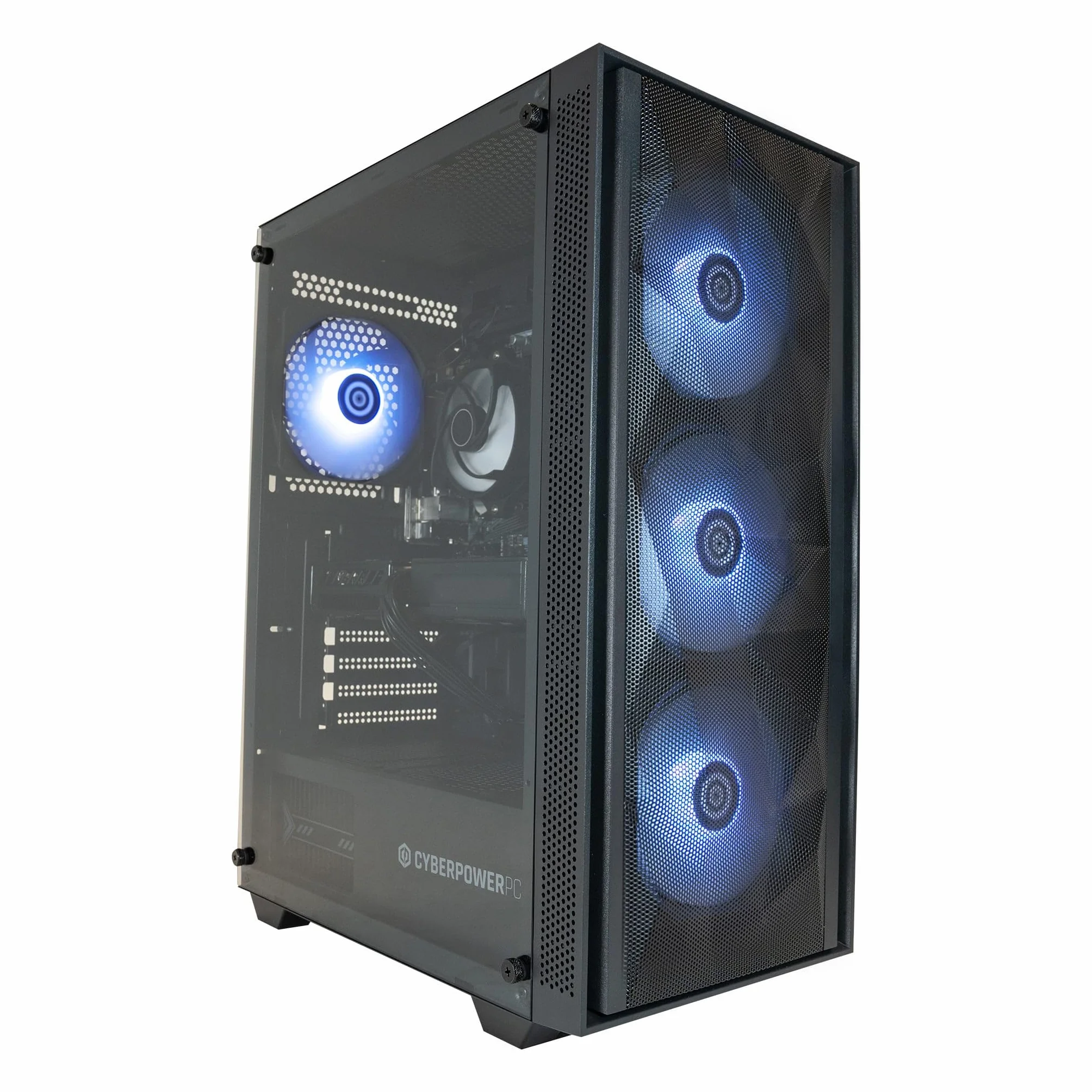 CyberpowerPC Wyvern Gaming PC AMD Ryzen 5 5500 Nvidia RTX 3050 16GB RAM 500GB NVMe SSD 650W PSU Wi-Fi Windows 11