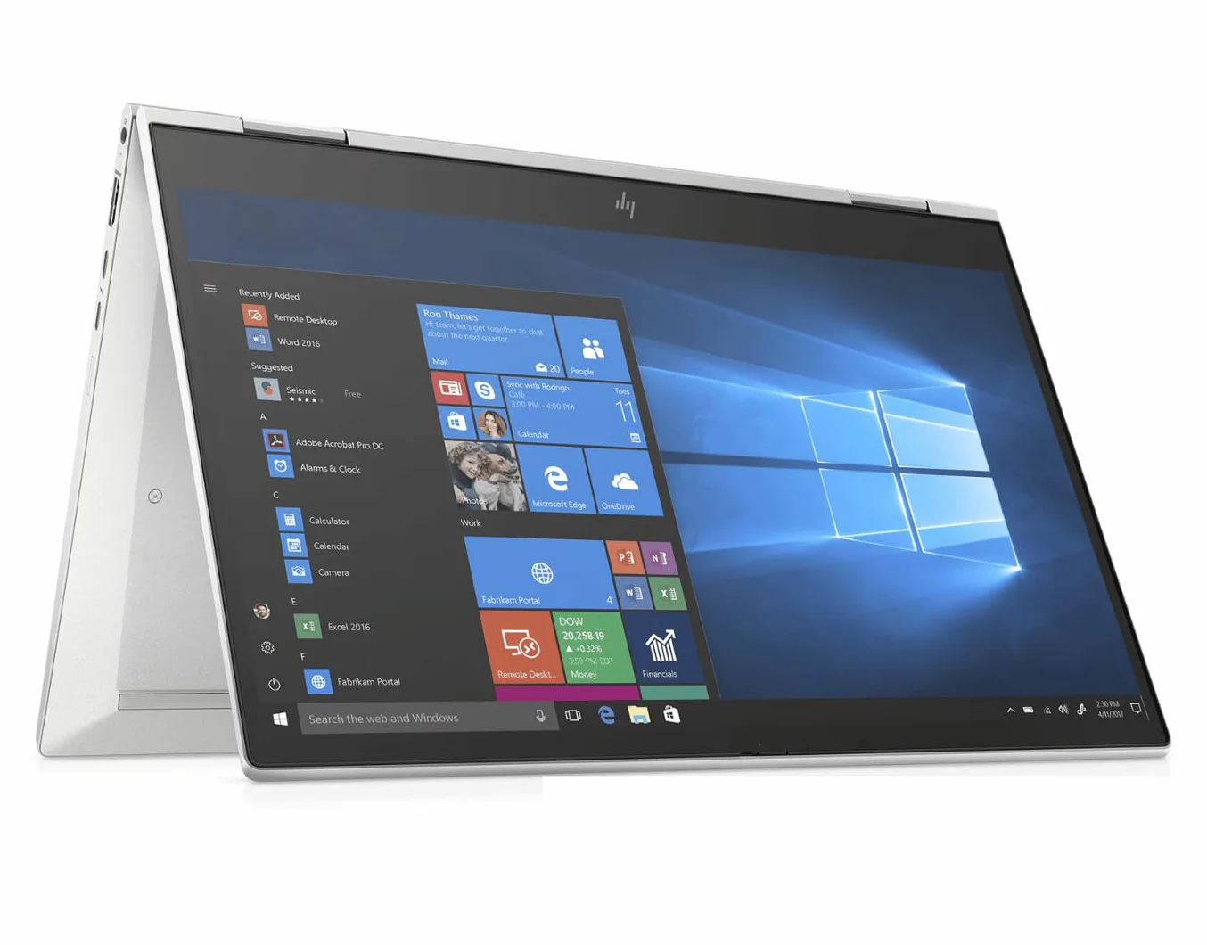 HP EliteBook x360 830 G7 13,3" Tactile Intel Core i5 10310U SSD 512Go 16Go RAM Windows 11 Pro Webcam