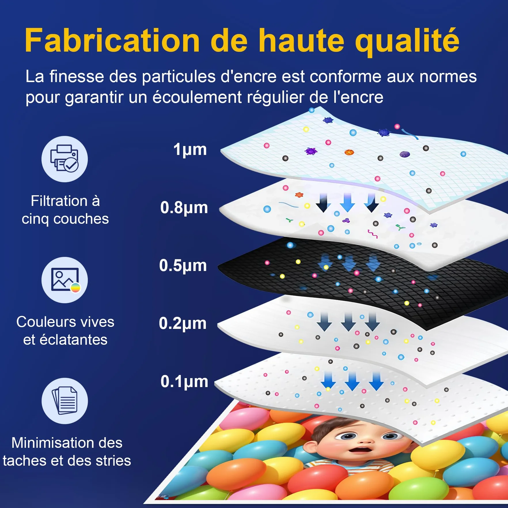 Cartouches d'encre Compatibles Canon 540XL 541XL pour PIXMA MG3650s TS5150 TS5151 MG3550 MG3600 MG3650 MG4250 MX475 MX515 Noir Tricolore