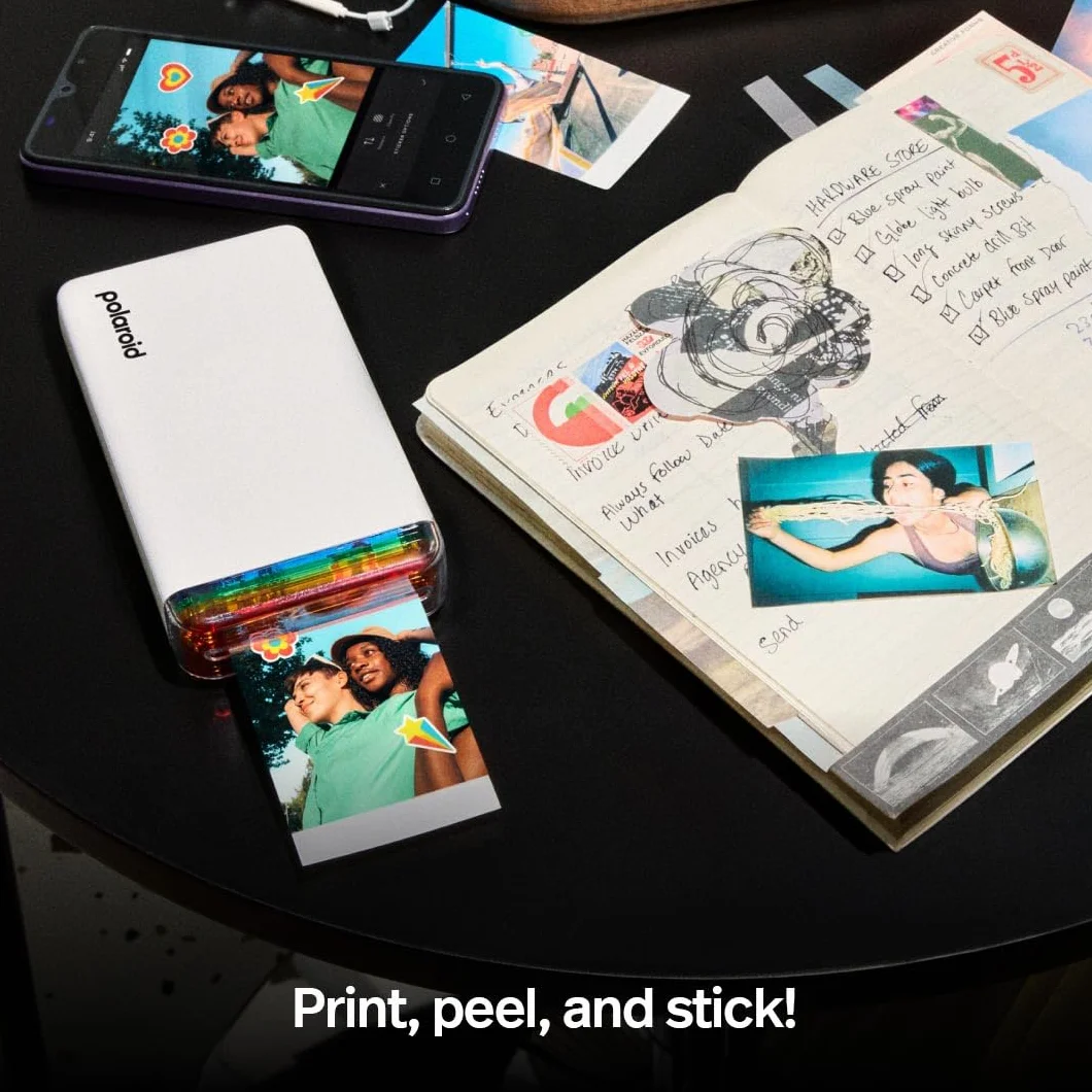 Polaroid Hi-Print 2nd Generation Imprimante Portable 2x3 Bluetooth Sublimation Blanc