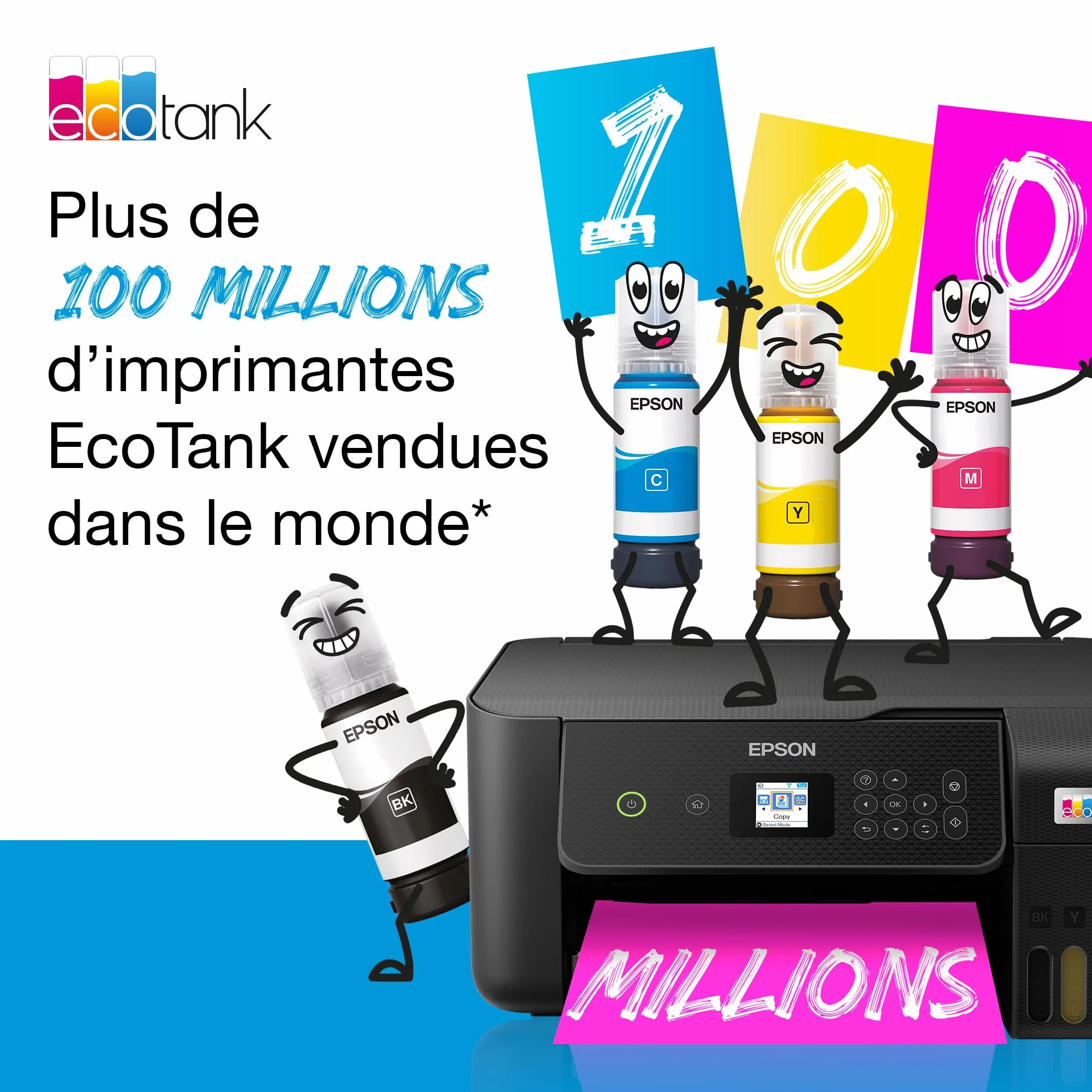 Epson EcoTank ET-16605 A3+ Imprimante Wi-Fi Fax Réservoirs Encre