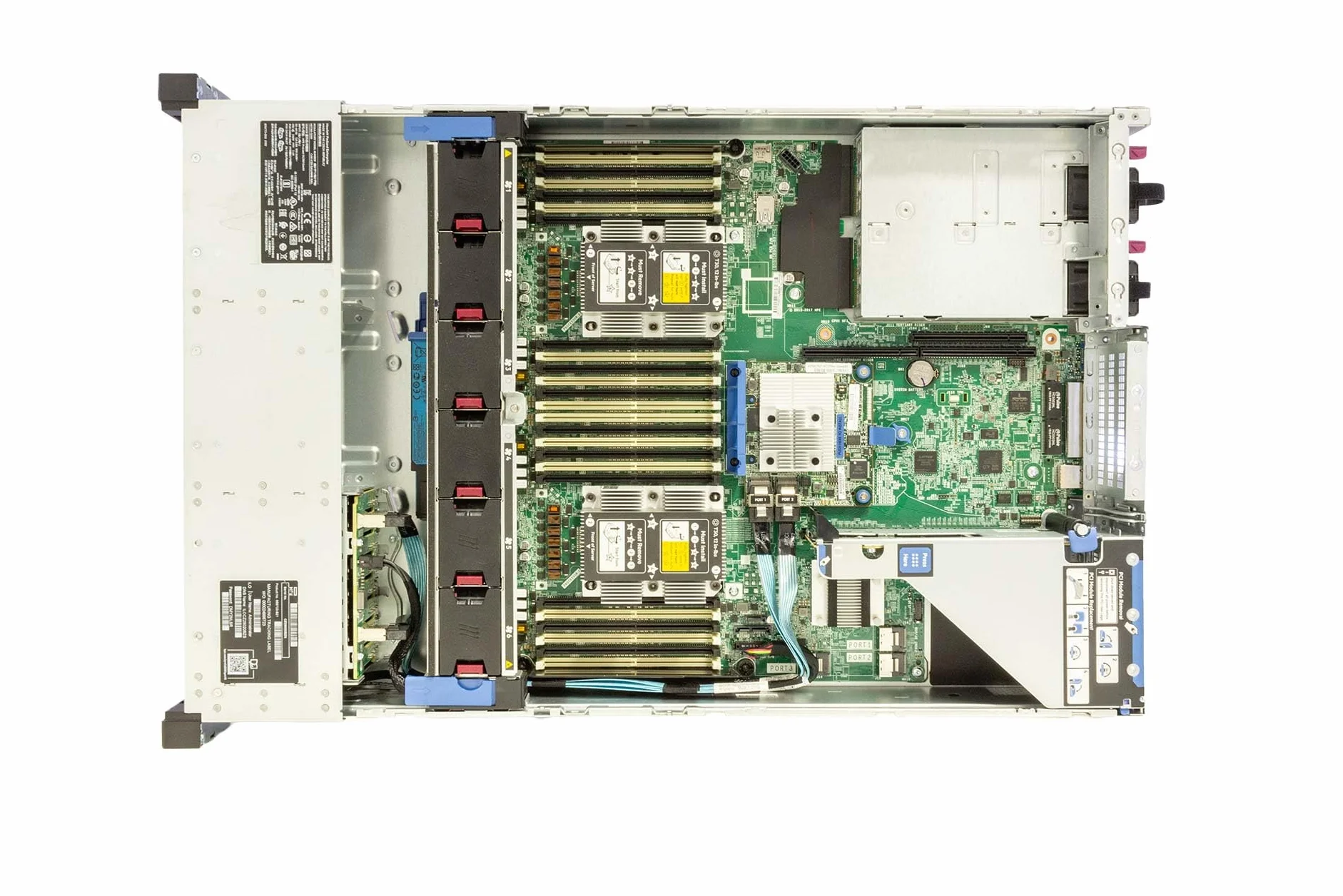 Serveur PROLIANT DL380 G10 SFF 2U 18 emplacements 2 x Intel Xeon Gold 6138 128 Go DDR4 4x960 Go SSD Ctrl Raid 100i 4xLAN1000 2x495W Windows Server 2022 Standard Reconditionné