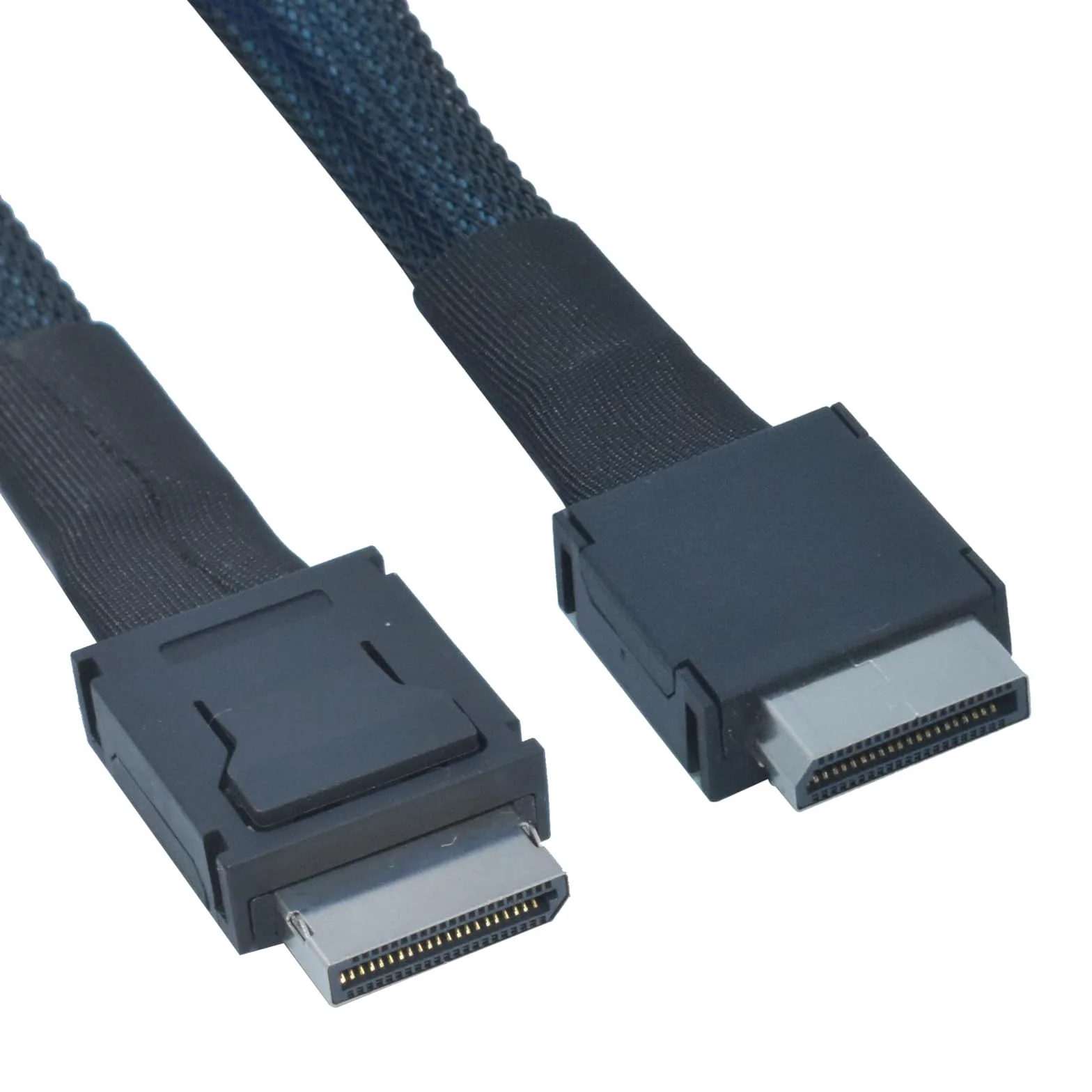 Oculink Câble d'extension PCIe 4.0 SFF-8611 4i mâle pour eGPU Mini PC SSD, 100 cm