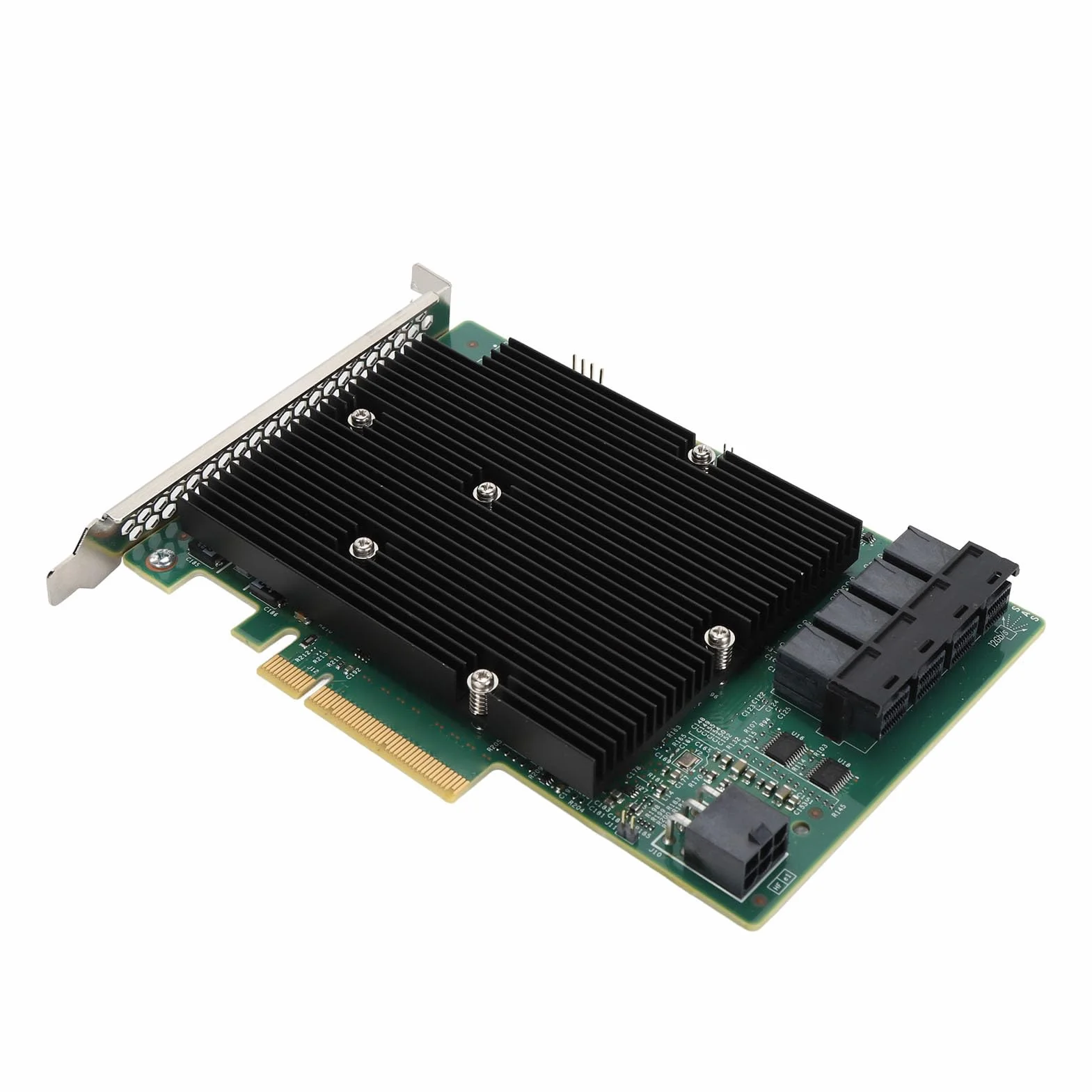 LSI 9300 16i Carte HBA 12 Gbps 16 Port SAS PCIe Contrôleur pour Serveurs
