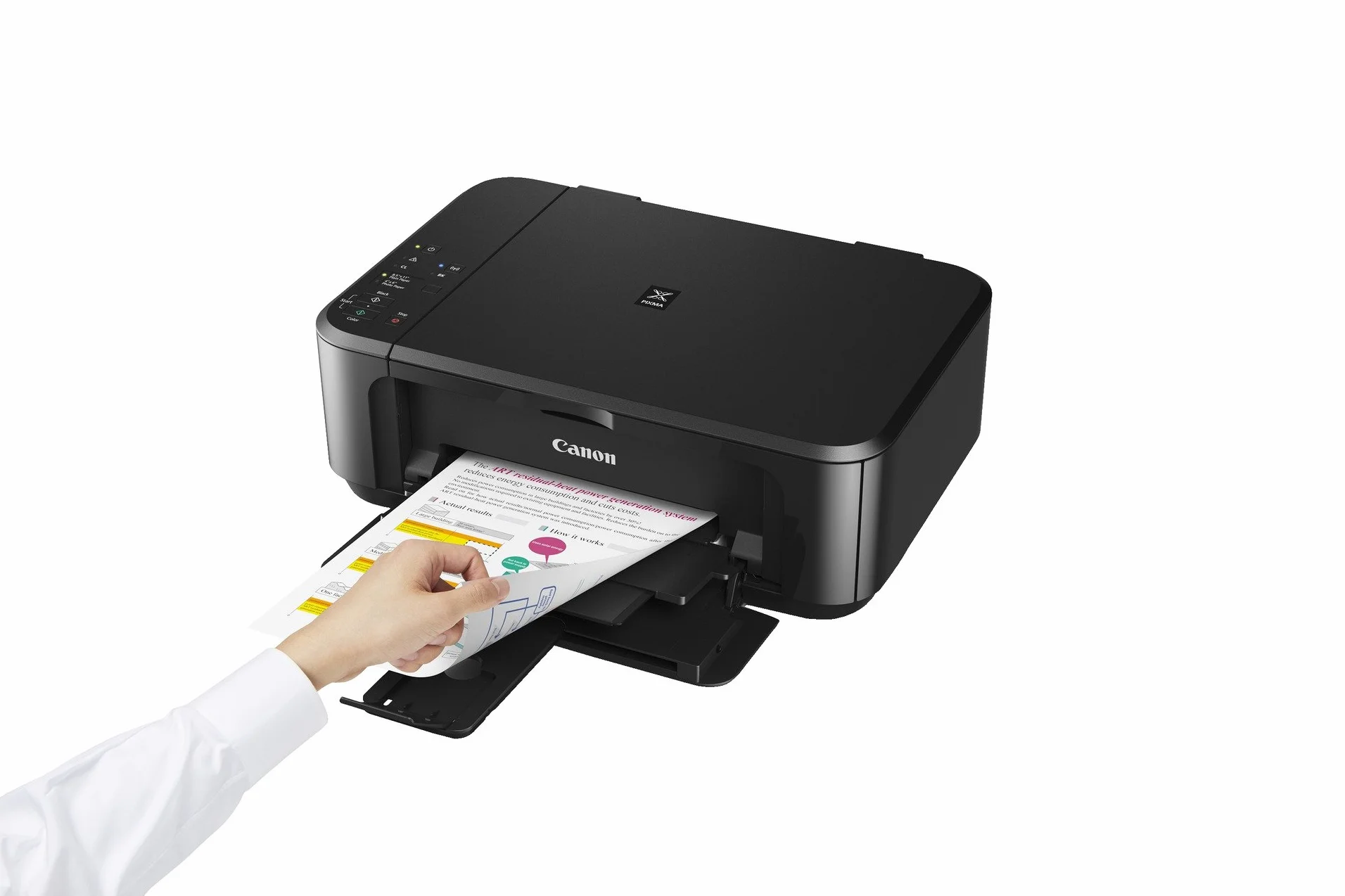Canon Pixma MG3650 Imprimante Jet d'encre Couleur 9,9 ppm Wi-Fi Noir