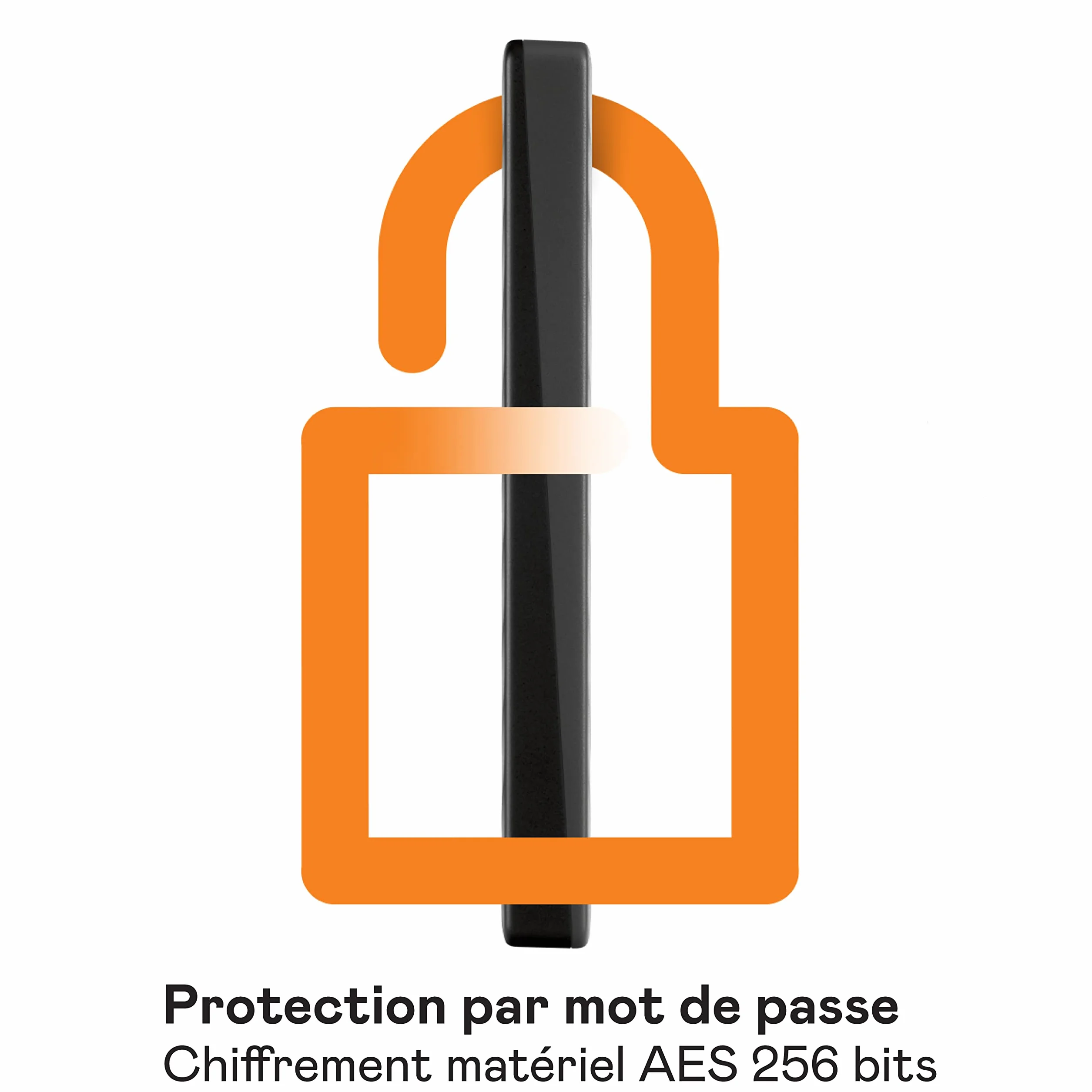 WD 5To My Passport Disque Dur Externe Portable, Sauvegarde et Protection par Mot de Passe, Noir