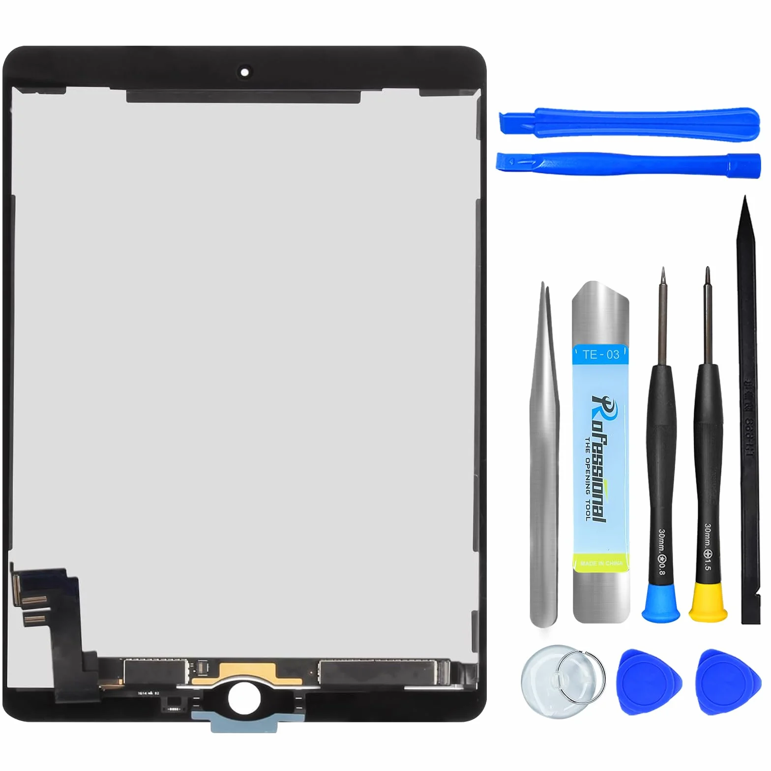 Écran Tactile LCD de Remplacement iPad Air 2 A1566 A1567 9,7 Pouces 2014 Blanc avec Outils