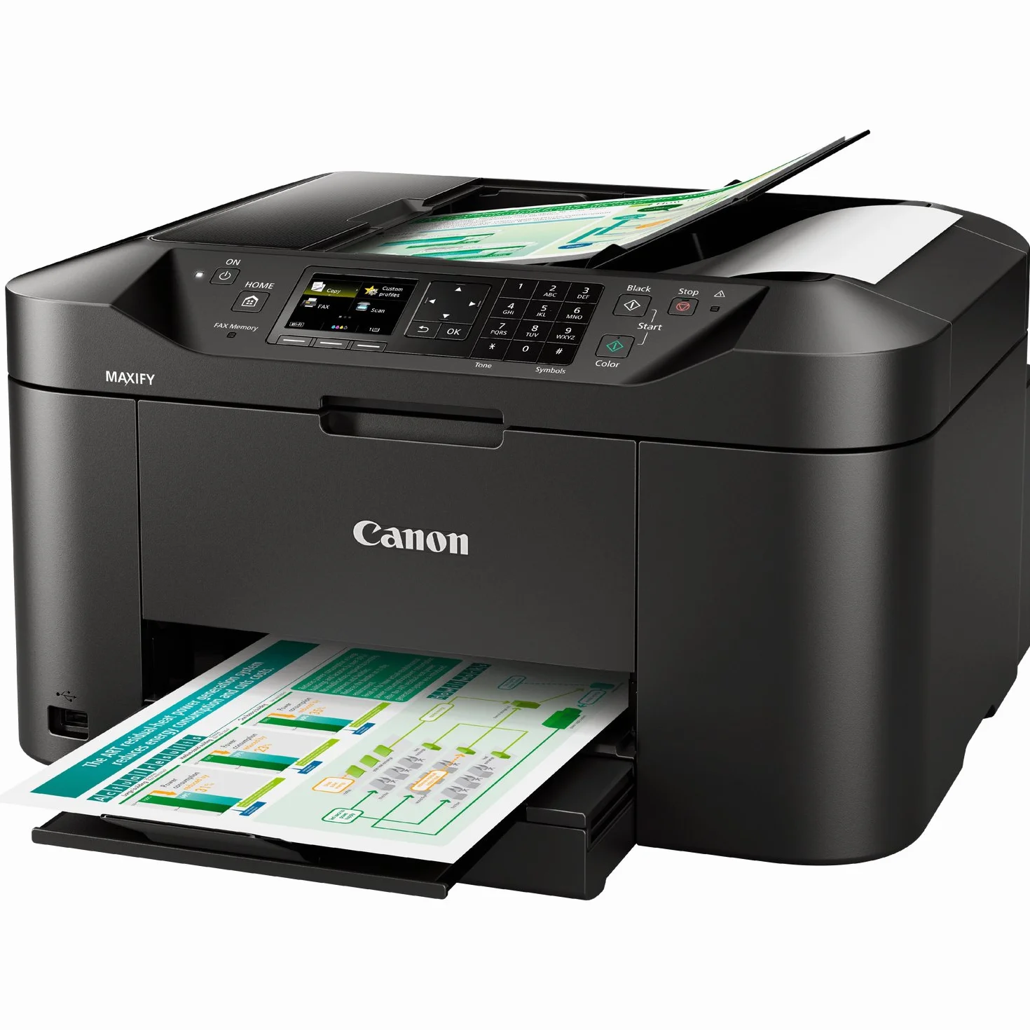 Canon MAXIFY MB2150 Imprimante Multifonction Couleur Jet d'encre A4 WiFi Noir