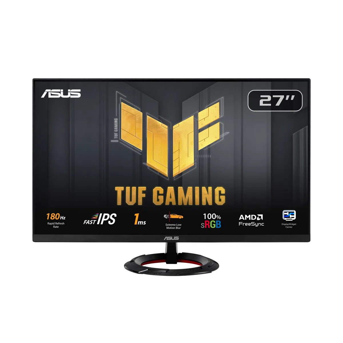 ASUS Moniteur de Gaming TUF Gaming VG279Q3R – 27 Pouces, Full HD (1920x1080), 180 Hz, Fast IPS, Extreme Low Motion Blur, 1ms (GTG), FreeSync, Variable Overdrive, 100 purcent Srgb