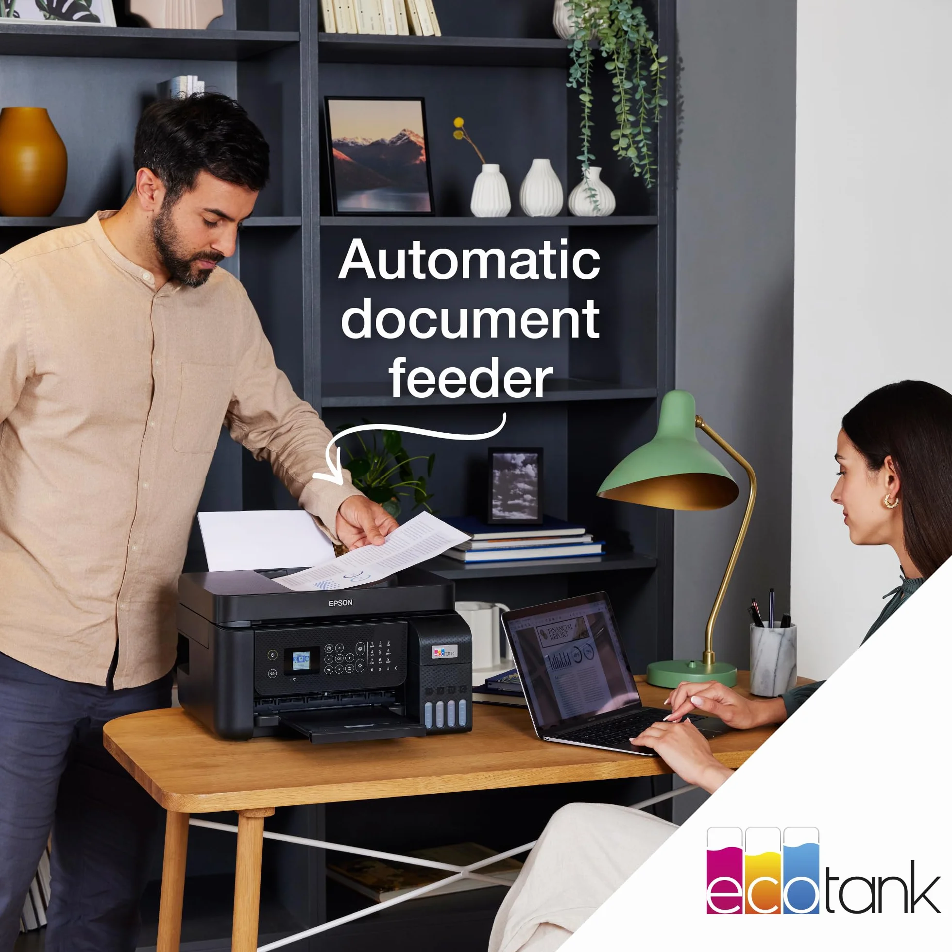Epson EcoTank ET-3850 Imprimante Multifonction A4 Wi-Fi avec réservoir d'encre