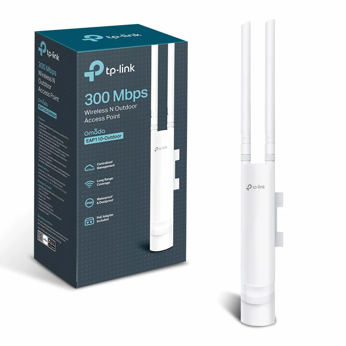 TP-Link EAP110-Outdoor Point d'accès extérieur Wi-Fi 300 Mbps