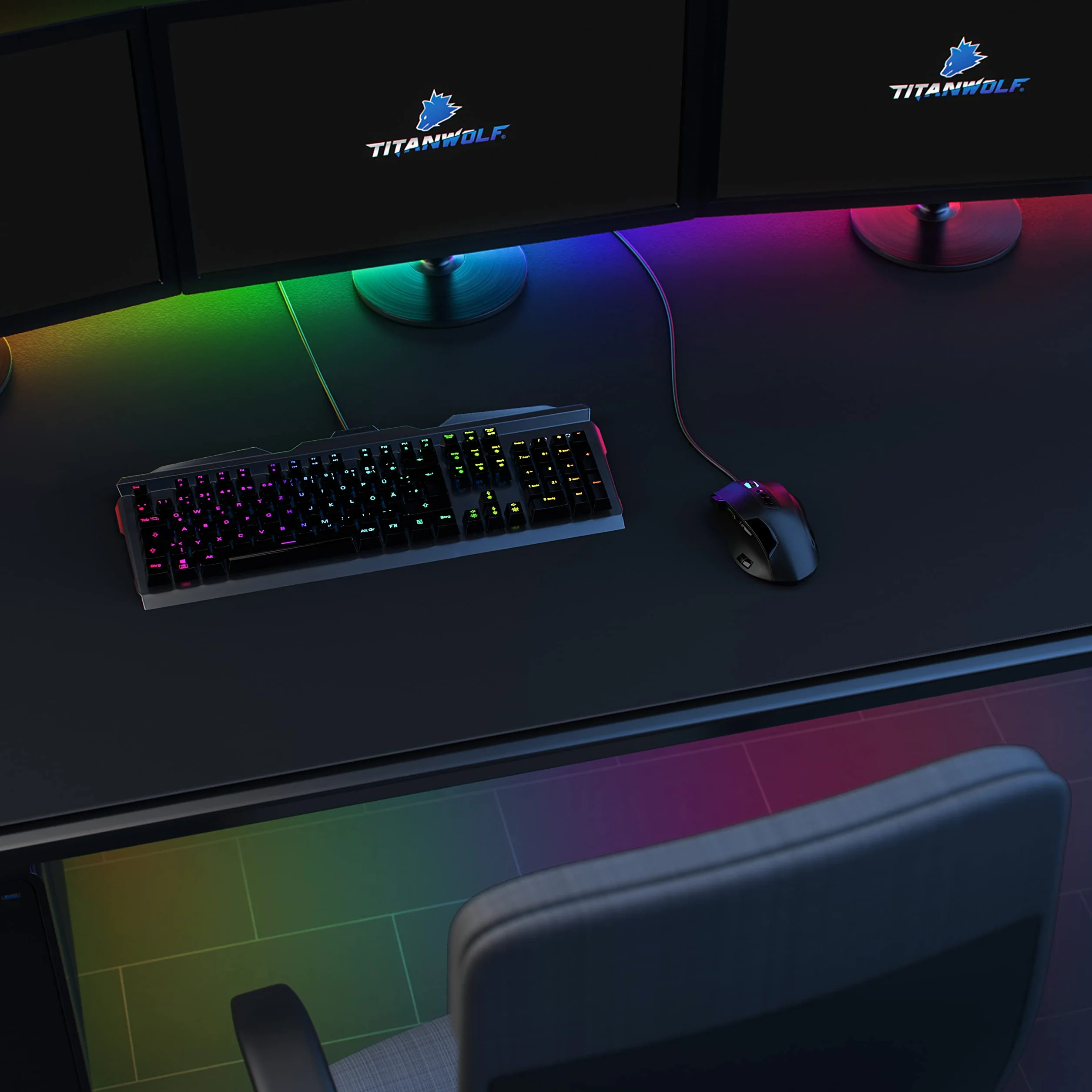 Tapis de Souris Gaming XXXL 1600x800mm, Mouse Mat Extra Large, sous-Main Bureau Gamer en Tissu pour Roccat Razer Logitech