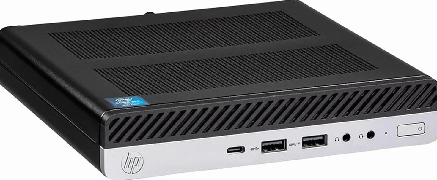 HP EliteDesk 800 G4 Mini PC Intel i5-8400T 16 Go DDR4 SSD 240 Go Windows 11 Professionnel Reconditionné