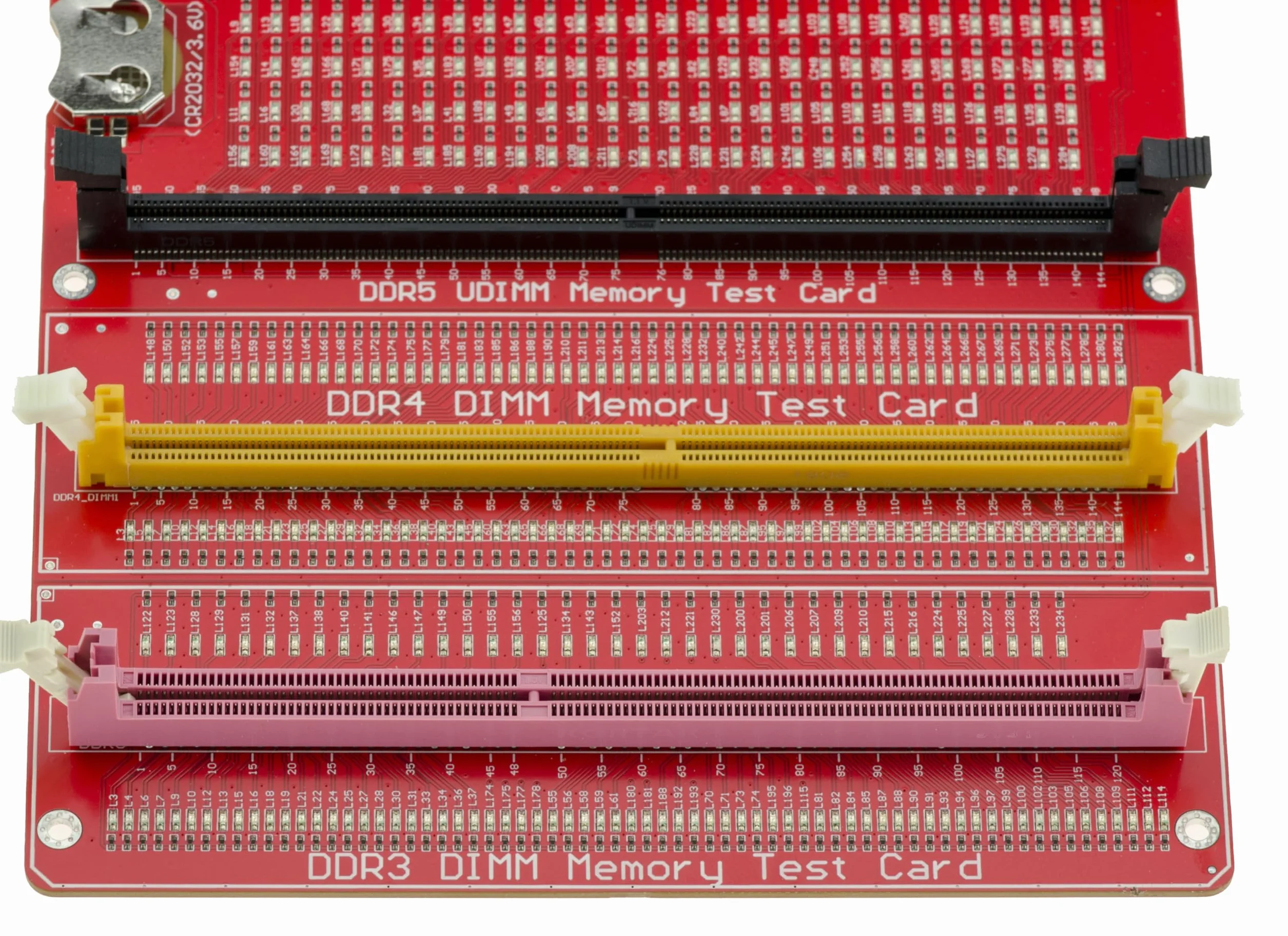 KALEA-INFORMATIQUE Plaque de Test DDR3 DDR4 DDR5 DIMM RDIMM UDIMM
