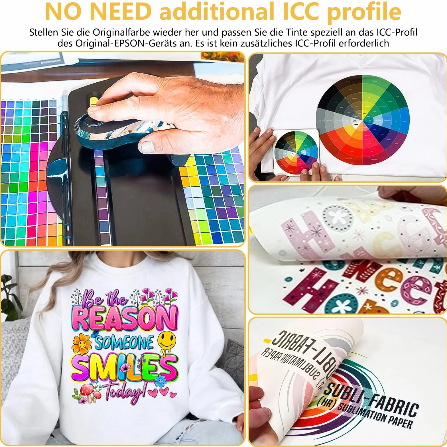 Sublimation Ink for Epson 2800 ET2850 ET2720 ET2760 ET4800 ET15000 Heat Press Transfer Ink