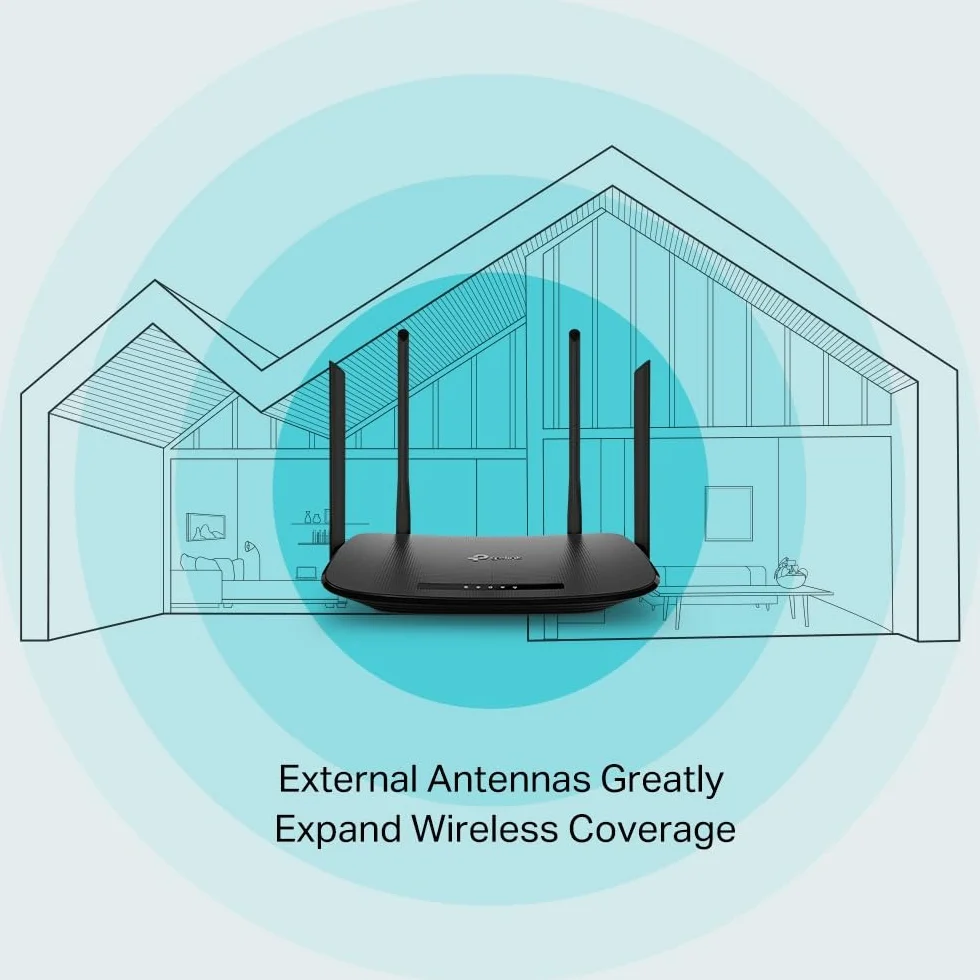 TP-Link Archer VR300 Modem Routeur sans Fil AC1200 Fibre VDSL ADSL Noir
