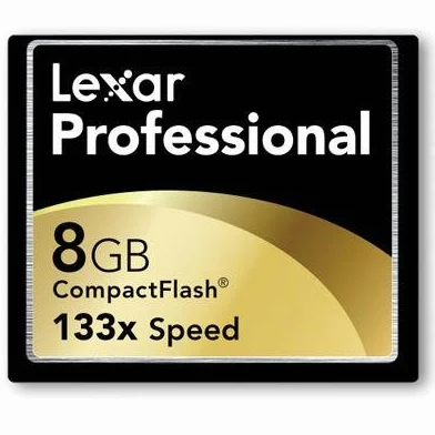 Lexar Professional 133X Compact Flash 8 Go Carte mémoire