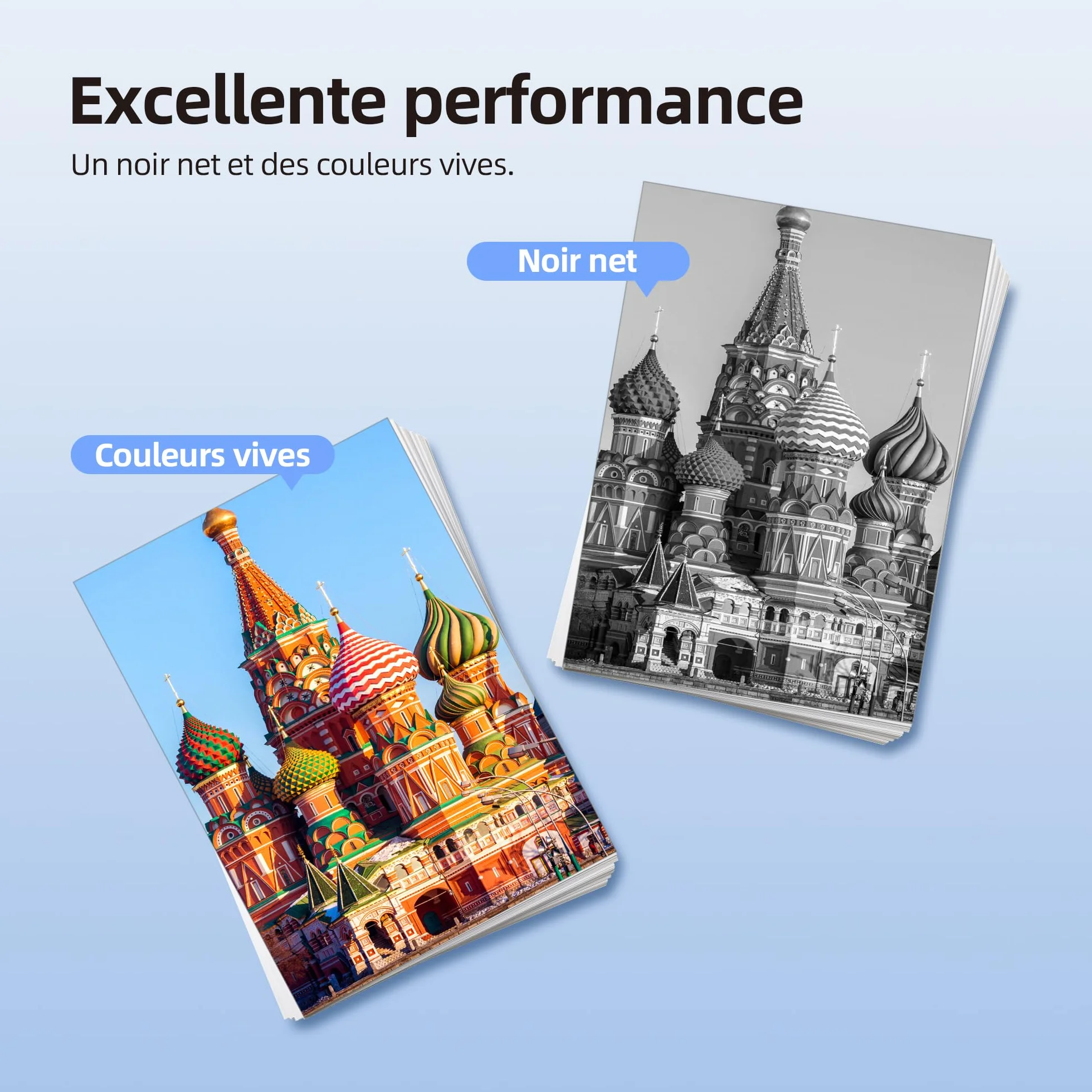 Cartouche d'encre HP 305 XL Noir et Couleur Remplacement pour HP DeskJet Envy