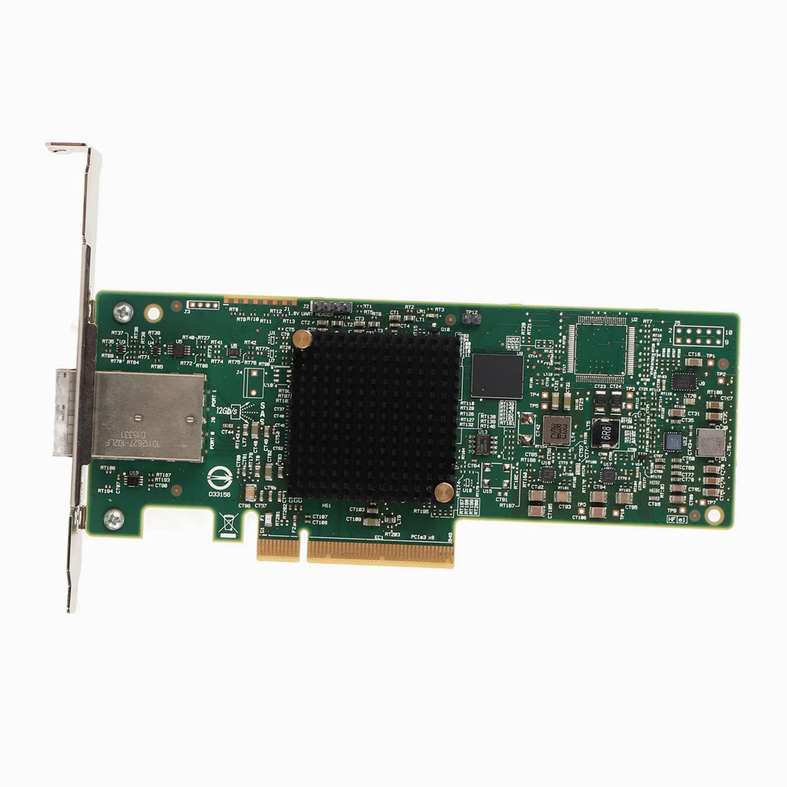 Carte Contrôleur LSI 9300 8e HBA PCIe SAS Externe 12G 8 Ports Adaptateur de Bus Hôte
