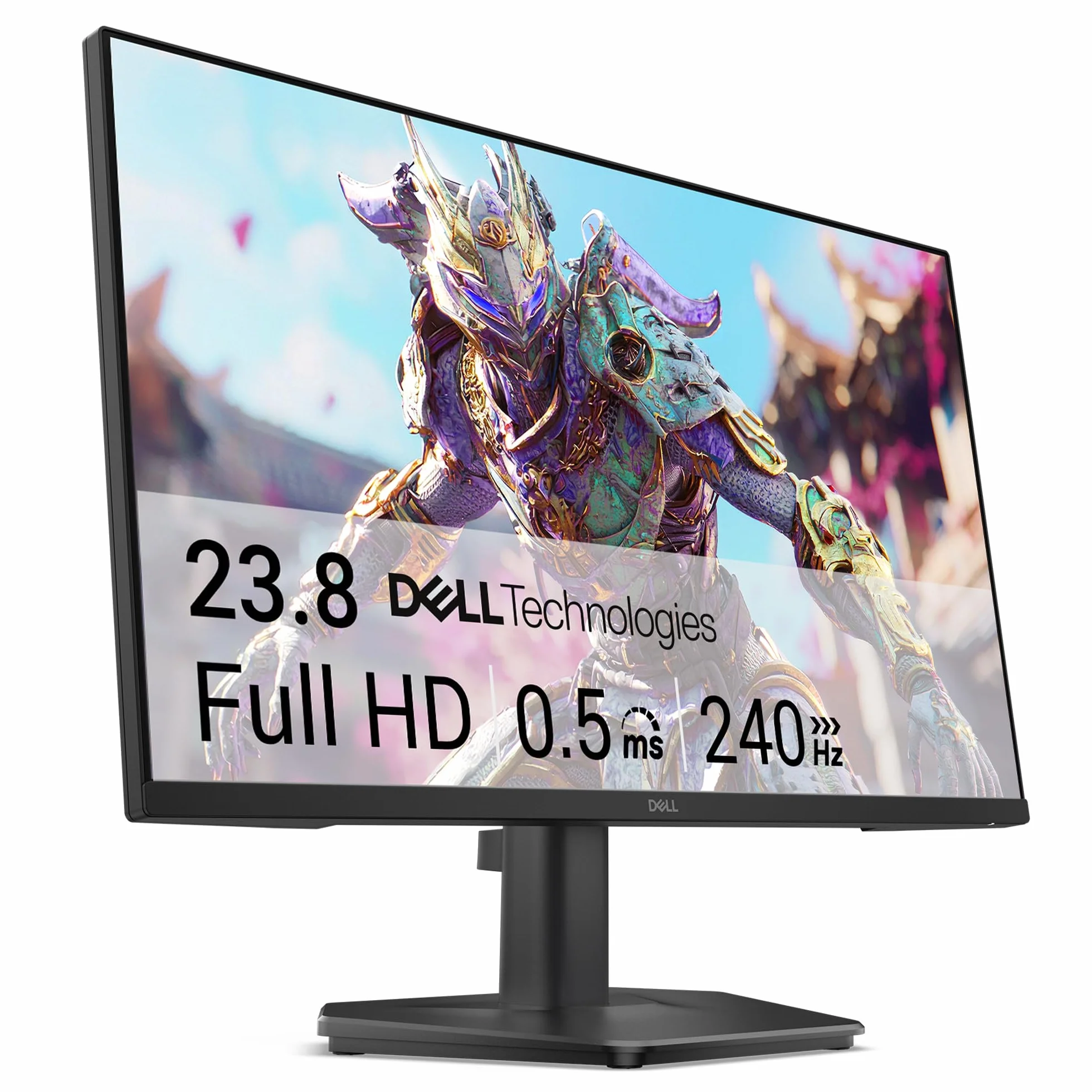 Dell 24 Écran PC Gaming - SE2426HG, Full HD (1920x1080), 240Hz, Fast IPS, 0.5ms, AMD FreeSync Premium, 99% sRGB, HDR10, VESA (100x100mm), DisplayPort, 2 HDMI, Garantie 3 Ans, Noir