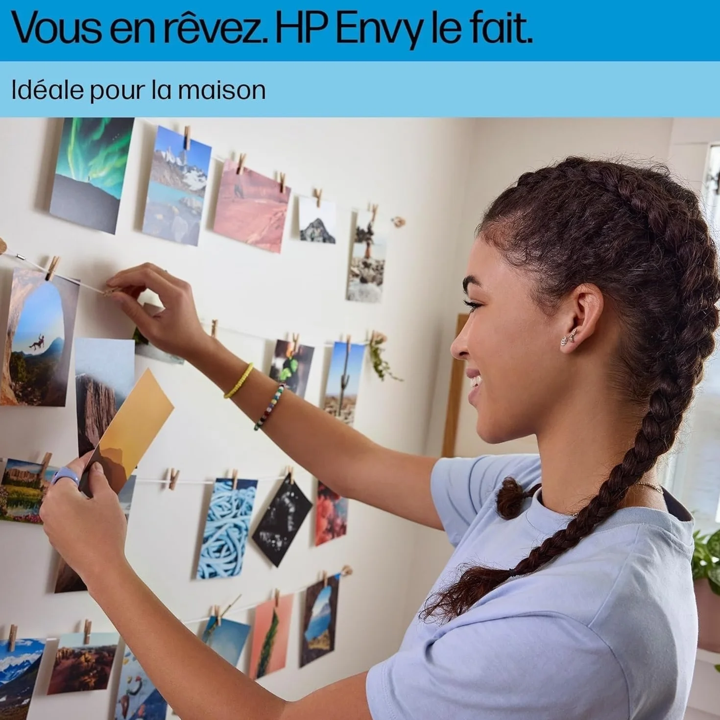 HP Envy Inspire 7220e Imprimante Multifonction Jet d'Encre A4 Couleur Recto Verso Automatique Wi-Fi