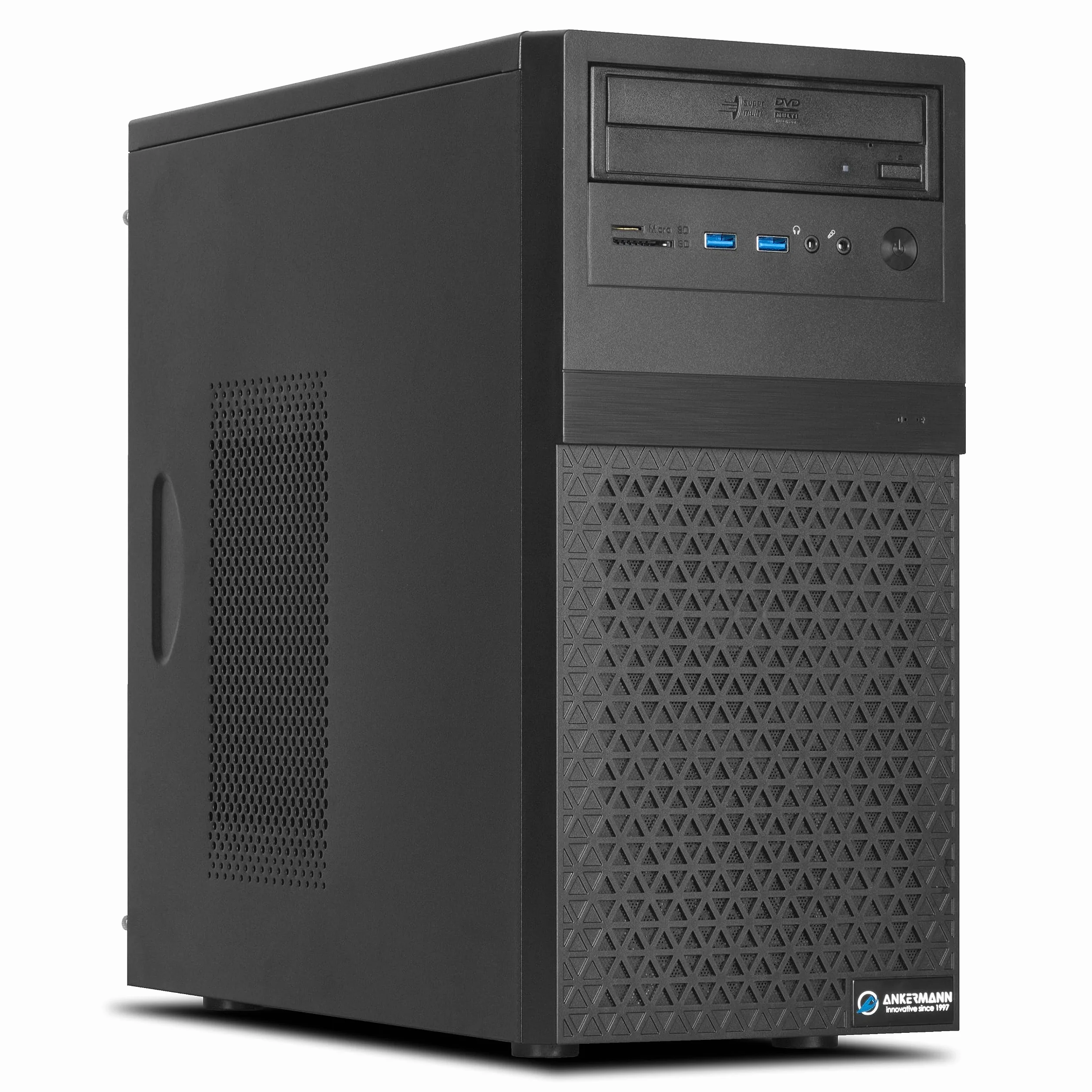 Ankermann Business Office Work V1 Intel Core i5-10400F Nvidia GeForce GT 730 4GB 16Go RAM 480GB NVMe SSD Windows 11 WiFi MS Office 2024
