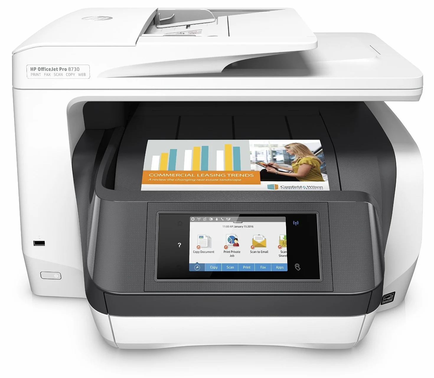 HP Officejet PRO 8730 Imprimante Multifonctions Couleur D9L20A