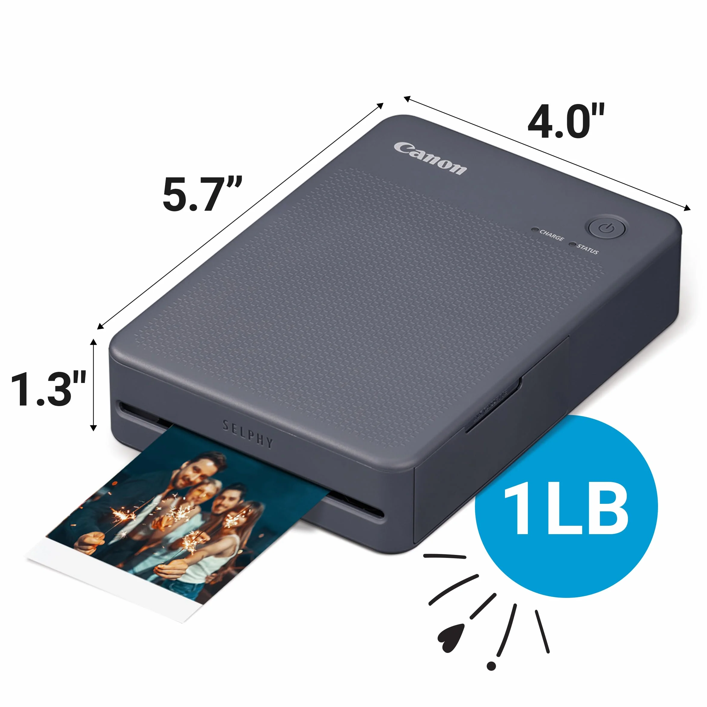 Canon SELPHY QX20 Imprimante Photo compacte Gris foncé