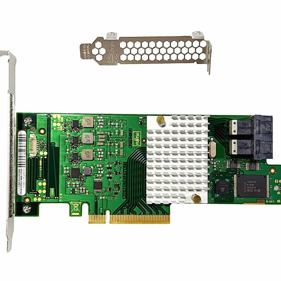 Carte SAS HBA LSI 9300-8i IT Mode D3307, Carte d’Extension PCIe SATA 8 Ports 12Gb/s PCIe 3.0 2X SFF-8643 pour NAS
