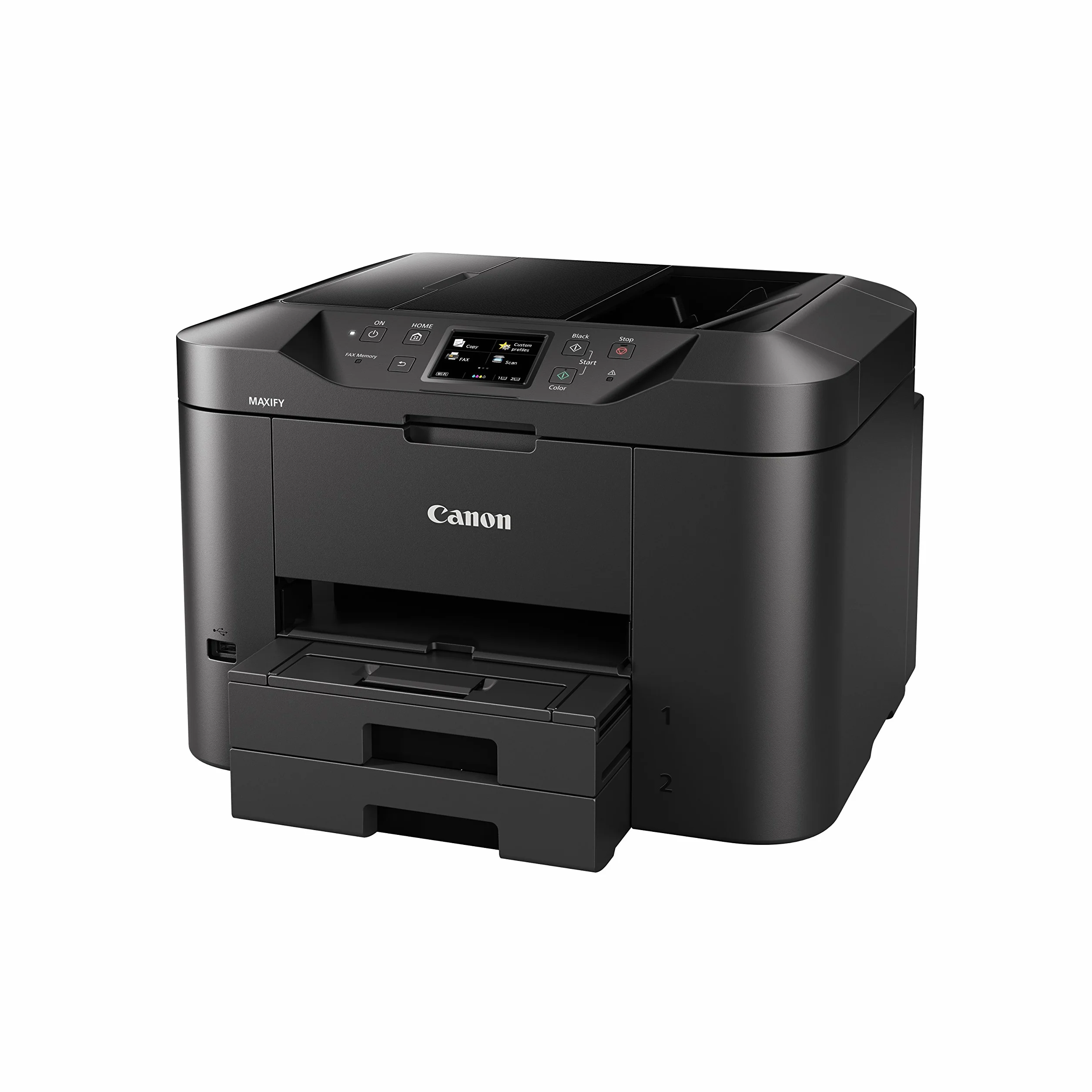 Canon Maxify MB2750 Imprimante Multifonction Jet d'encre 24 ipm Noir et Blanc 15,5 ipm Couleur 600 x 1200 dpi Noir/Anthracite