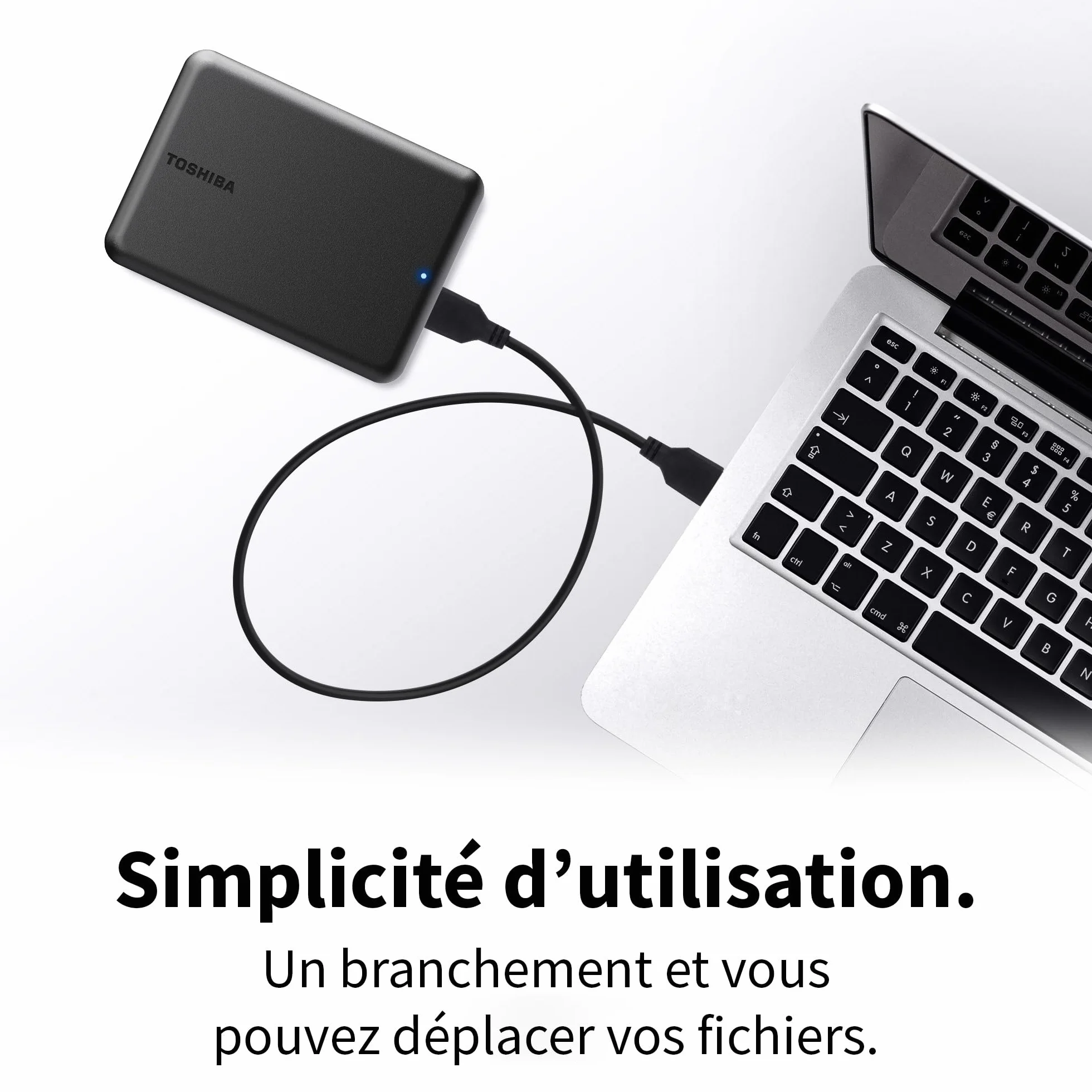 Toshiba Canvio Partner 1TB Disque Dur Externe Portable 2,5'' USB 3.2