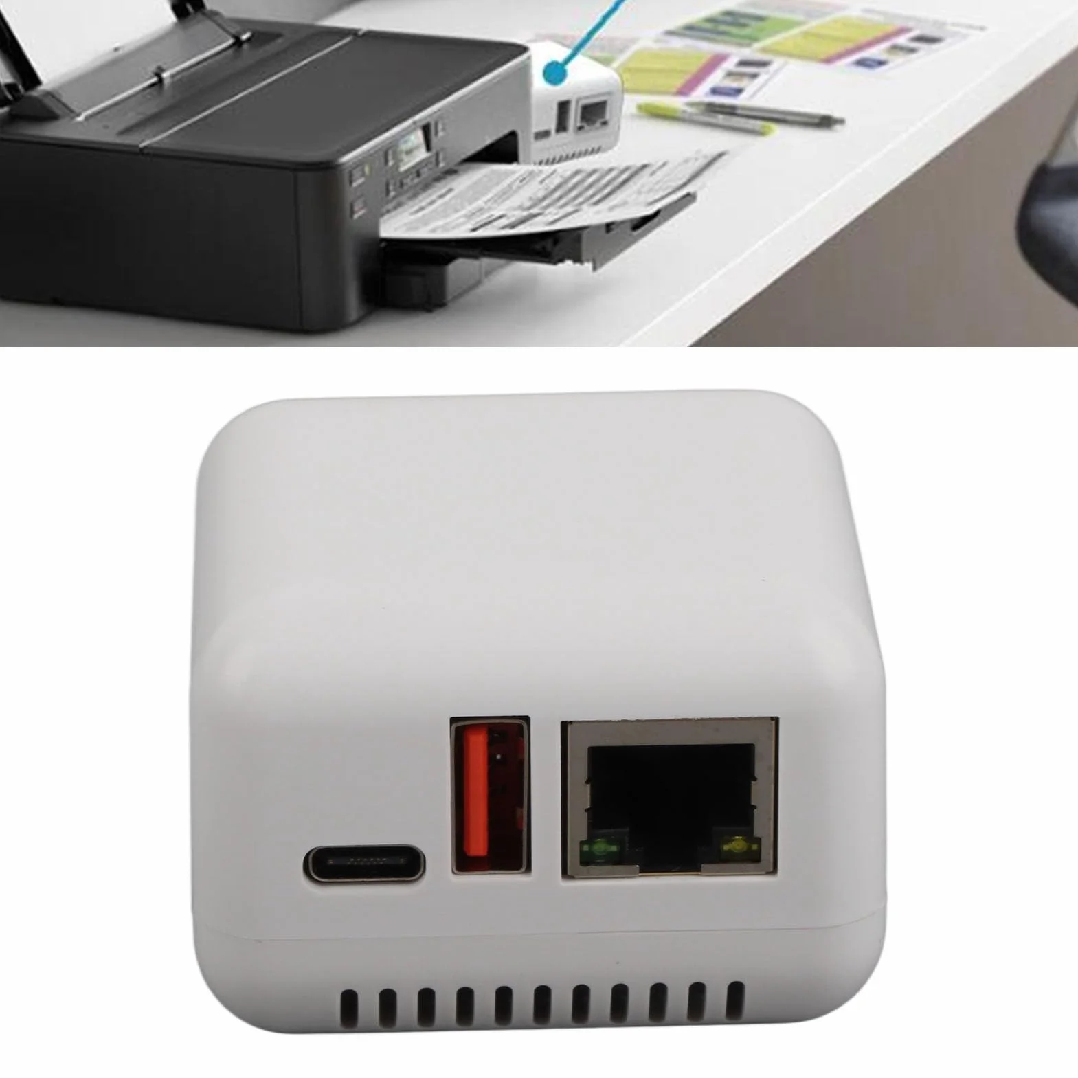 Serveur d'impression USB LAN 100-240V 256 Go 5V Dioche