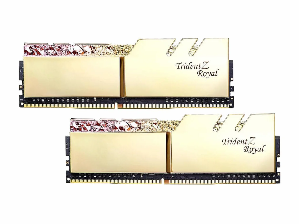 G.Skill Trident Z Royal F4-3600C18D-16GTRG 16 Go (2 x 8 Go) DDR4 3600 MHz Module de mémoire