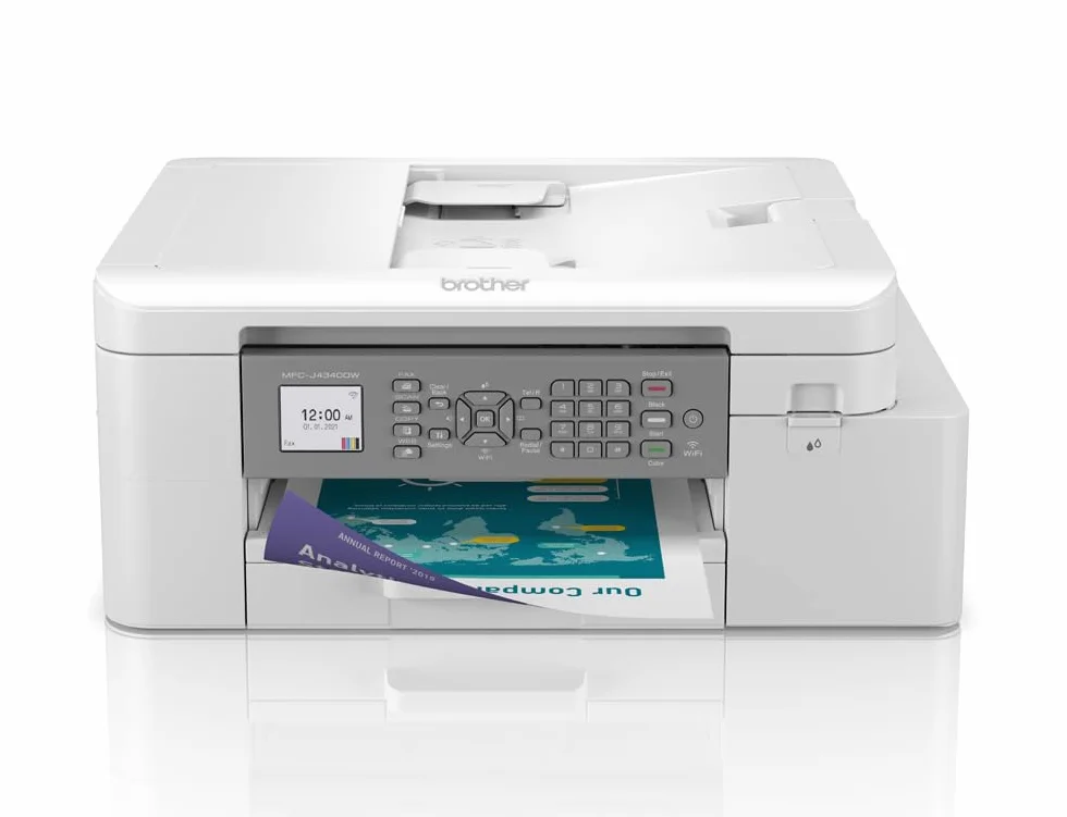 Brother MFC-J4340DW Multifonction 4-en-1 Jet d’Encre Couleur Recto/Verso WiFi Direct 20 Pages par Minute