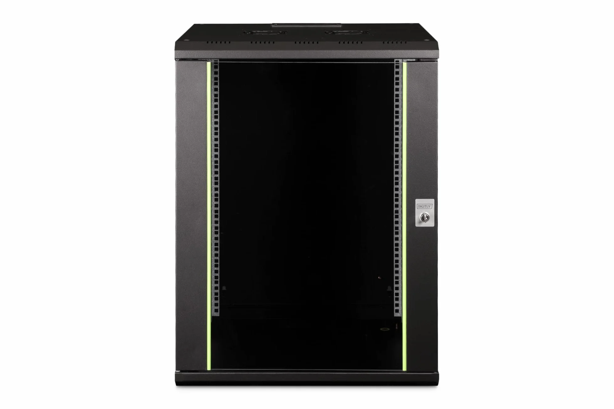 DIGITUS Armoire réseau rack 19 pouces 16U mural 600 mm 100 kg Unique noir