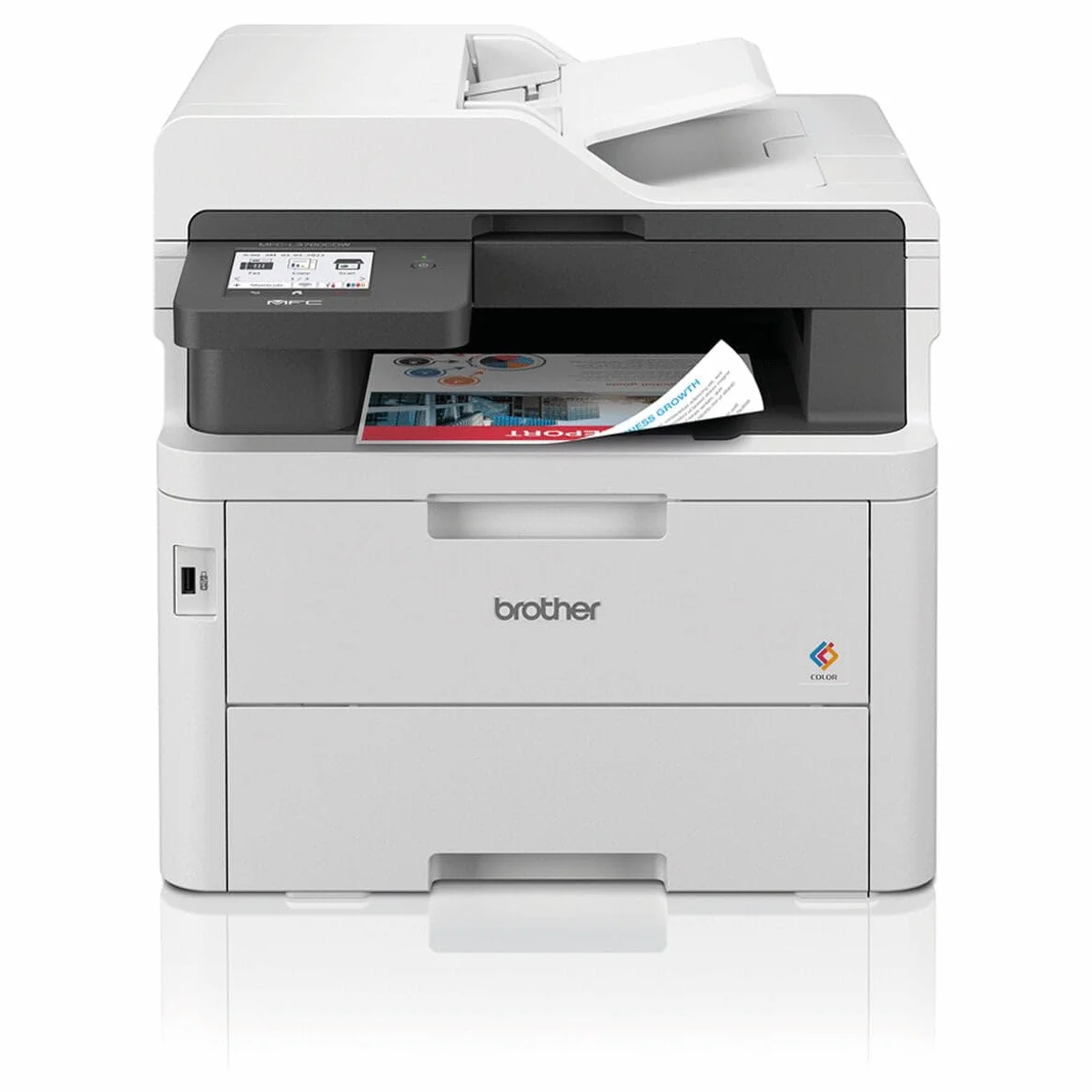 Brother MFC-L3760CDW Imprimante Laser Couleur Multifonction Recto-Verso Automatique USB WiFi Ethernet