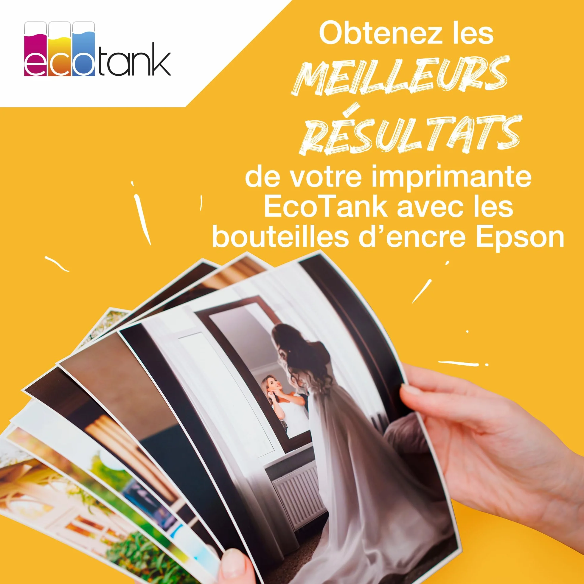Epson EcoTank 102 Bouteilles d’Encre Authentiques Multipack Couleur 4x Noir Cyan Magenta Jaune
