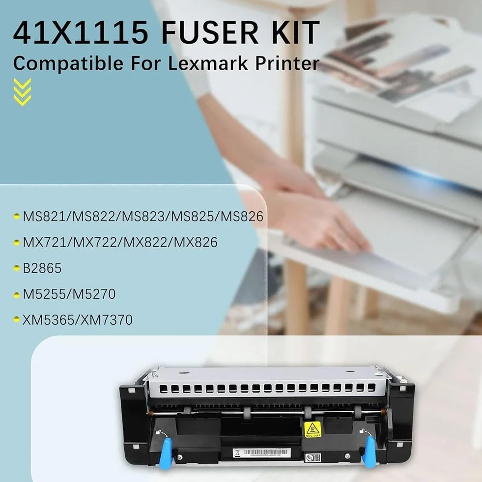 Lexmark Unité de fusion 41X1115 pour assemblage de chauffage MS821 MS822 MX721 MX722 pièce de rechange haute température