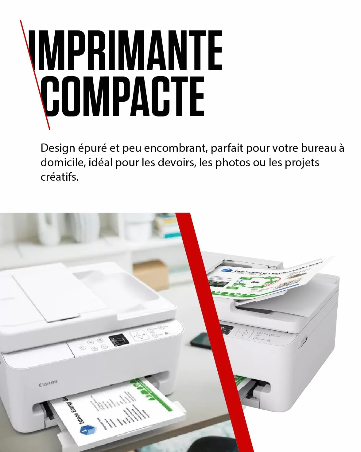 Canon PIXMA TS7550i Imprimante Multifonction Jet d'Encre Wi-Fi A4 Recto Verso