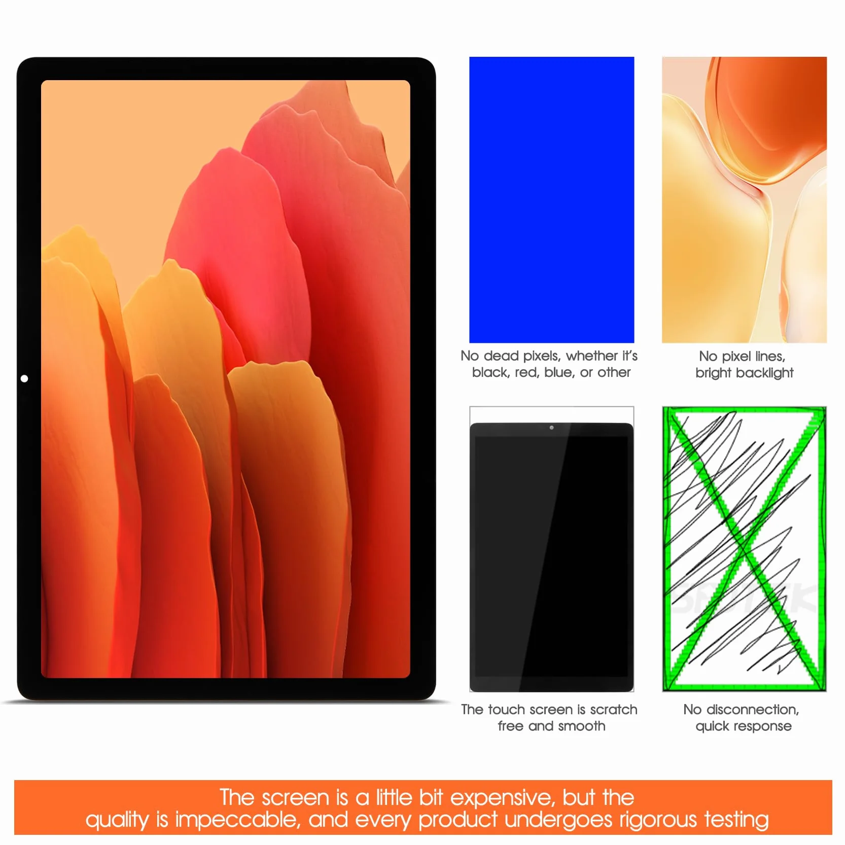 Écran LCD Samsung Galaxy Tab A9+ X210 SM-X210 SM-X215 10,9" Noir Réparation