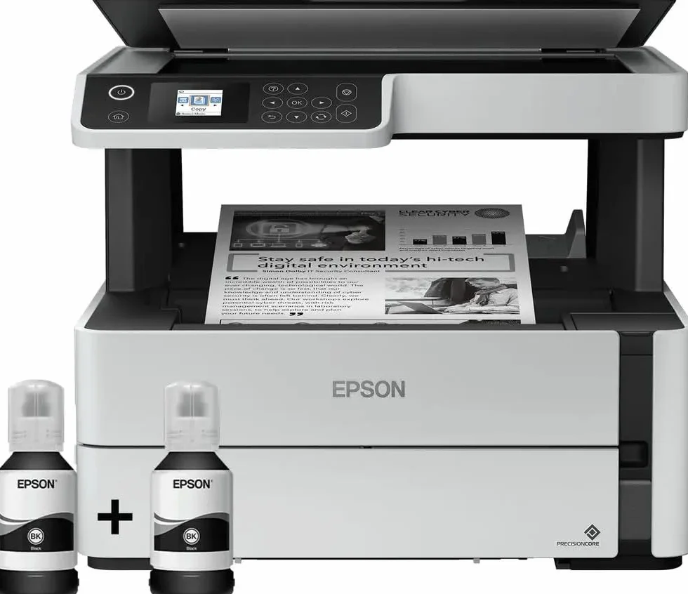 Epson Ecotank M2170 Tintenstrahl A4 1200 x 2400 Dpi 39 Seiten Pro Minute Wlan