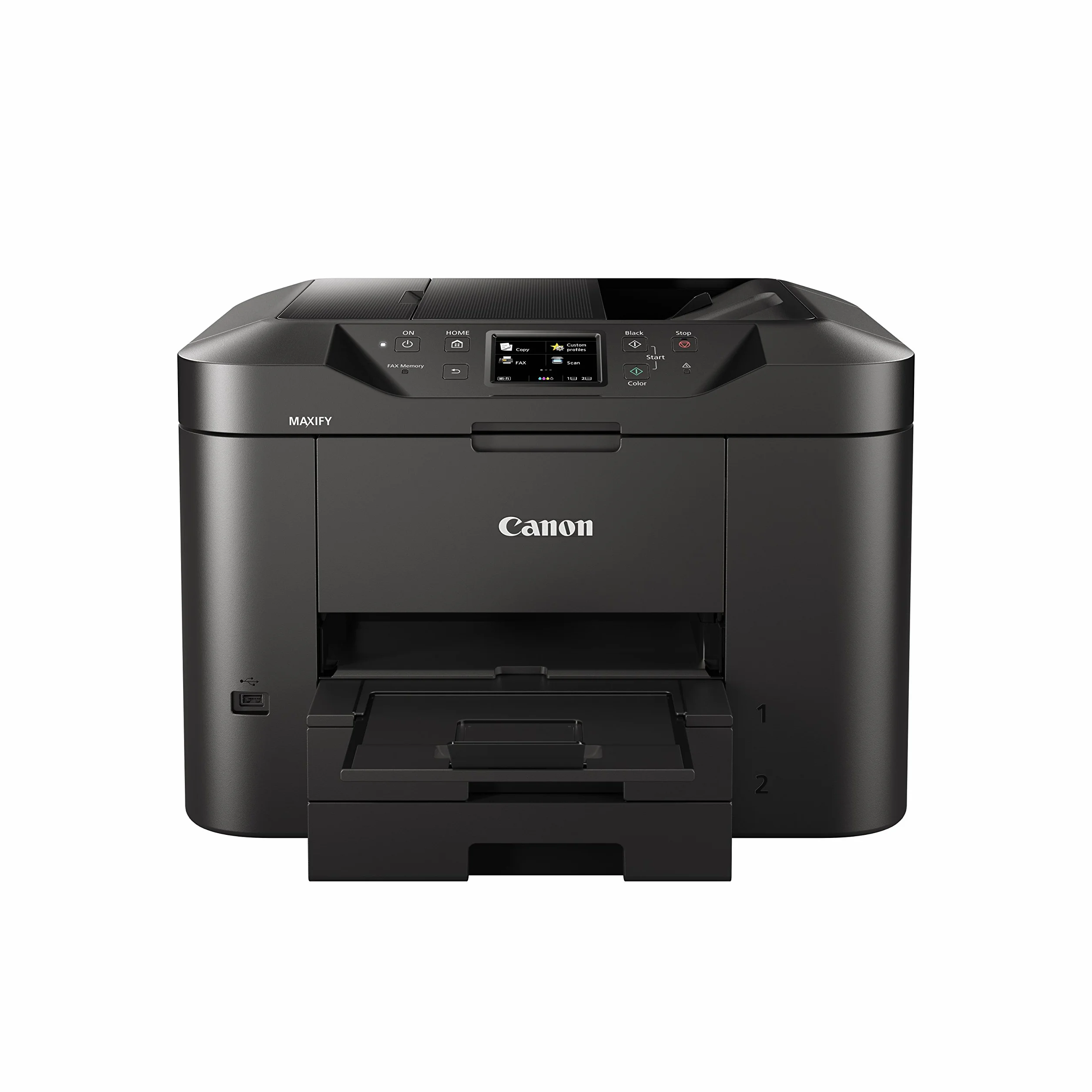 Canon Maxify MB2750 Imprimante Multifonction Jet d'encre 24 ipm Noir et Blanc 15,5 ipm Couleur 600 x 1200 dpi Noir/Anthracite