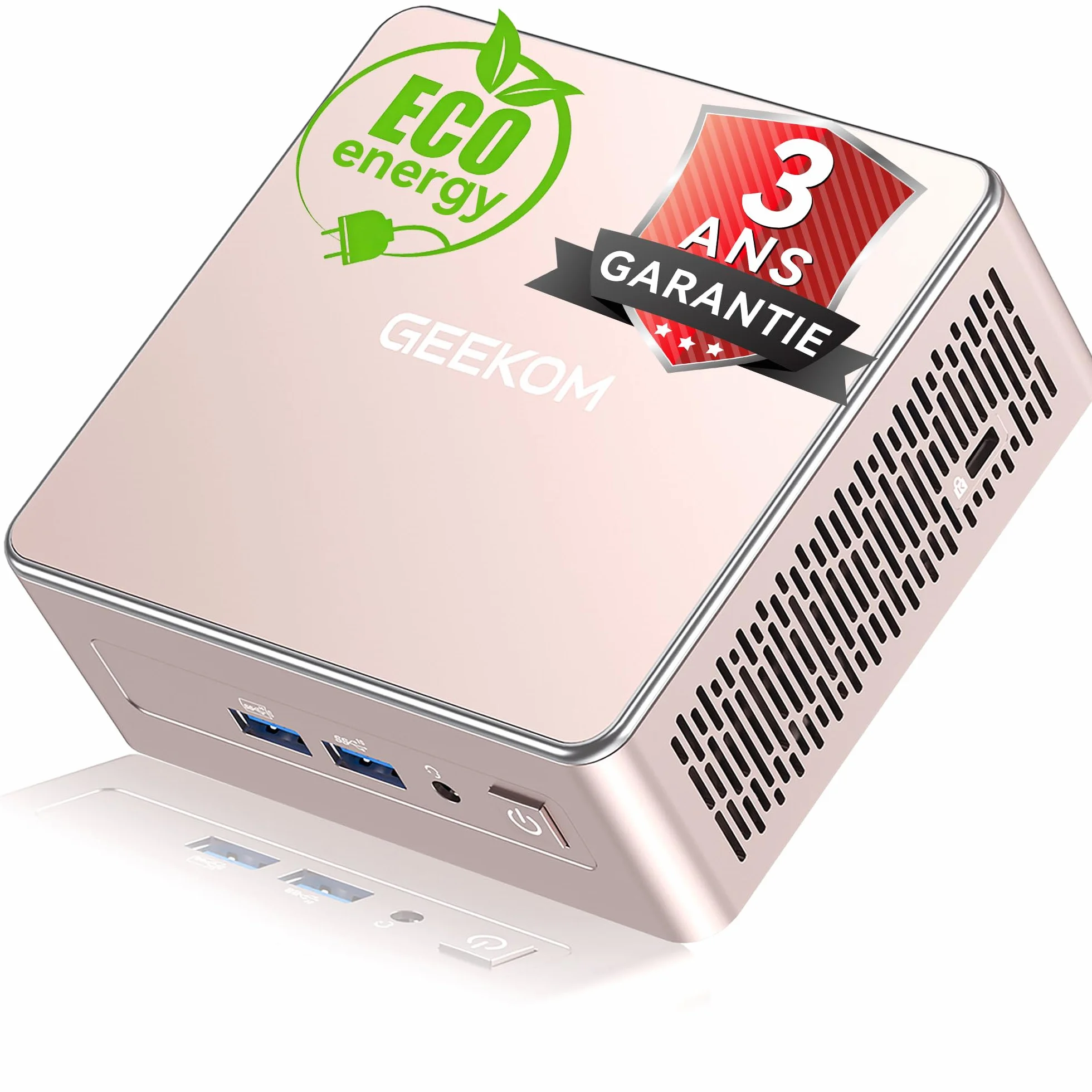 GEEKOM A5 Mini PC AMD Ryzen 5 7430U 512Go SSD 16Go RAM Windows 11 Pro