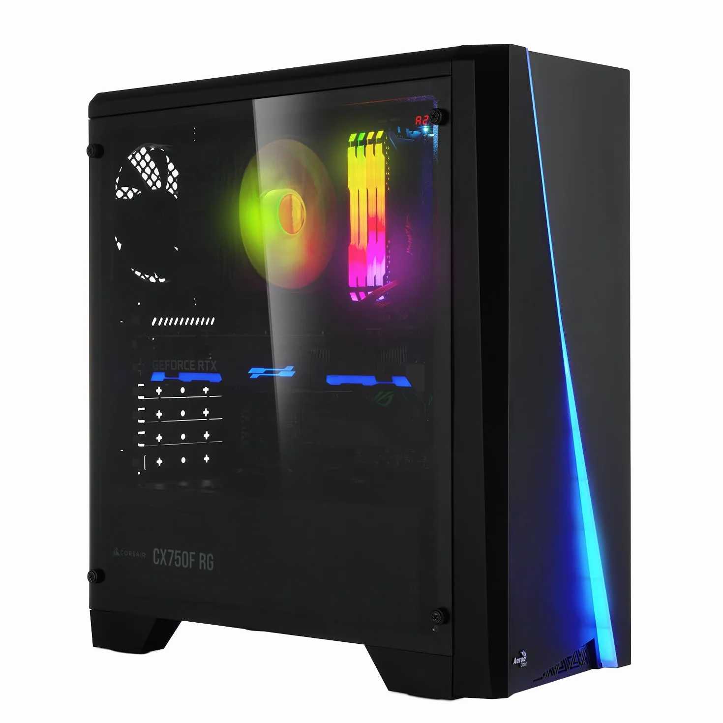 PC Gamer Ryzen 7 5700X 32 Go RAM DDR4 SSD M.2 1 To RTX 5050 8 Go Windows 11 Pro