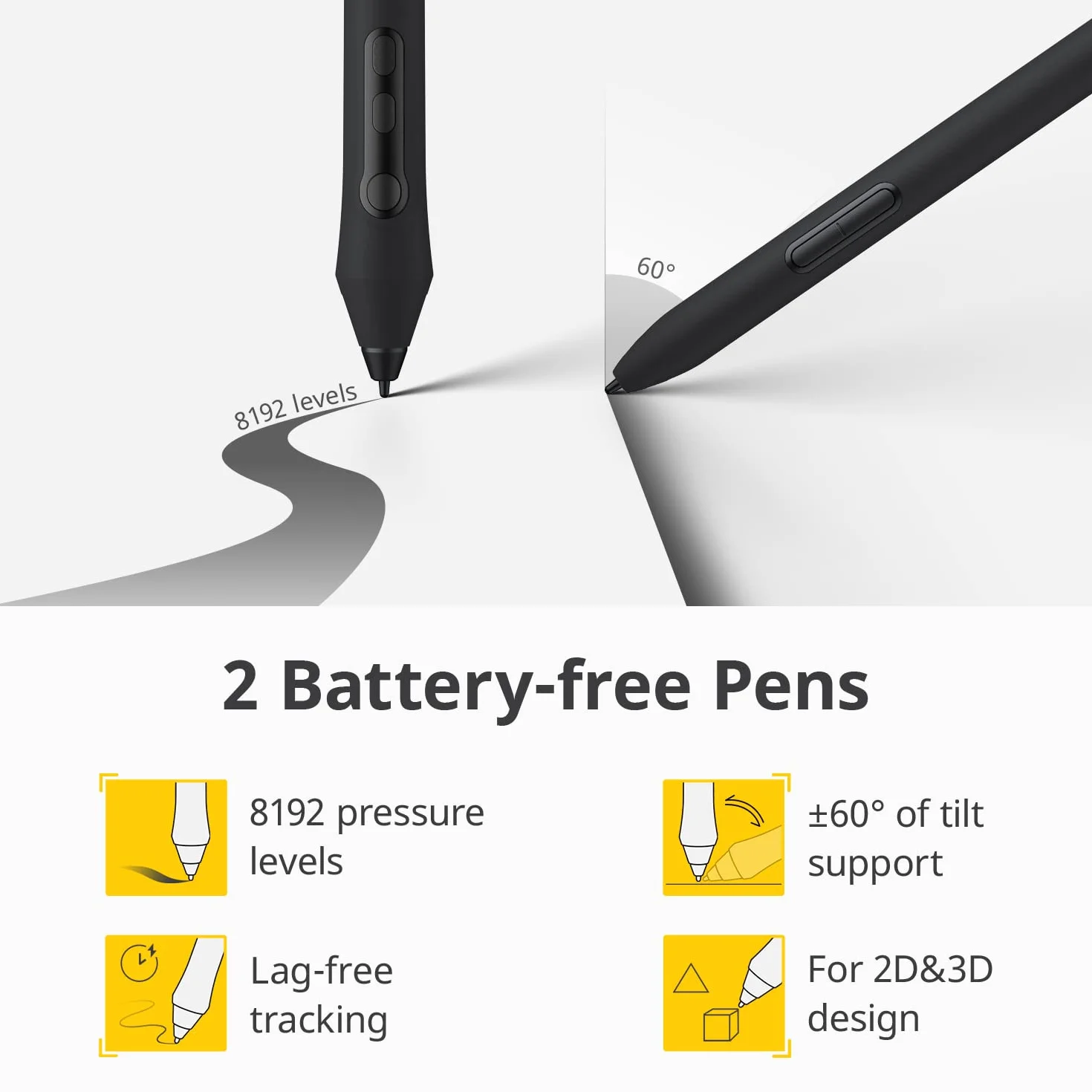 Xencelabs Pen Tablet Medium Bundle Professionnelle Tablette Graphique sans Fil avec Quick Keys, 2 Stylets sans Batterie 12 Pouces Ratio 16:9 Tablette Dessin Graphique pour Windows-Arm/Win/Mac/Linux