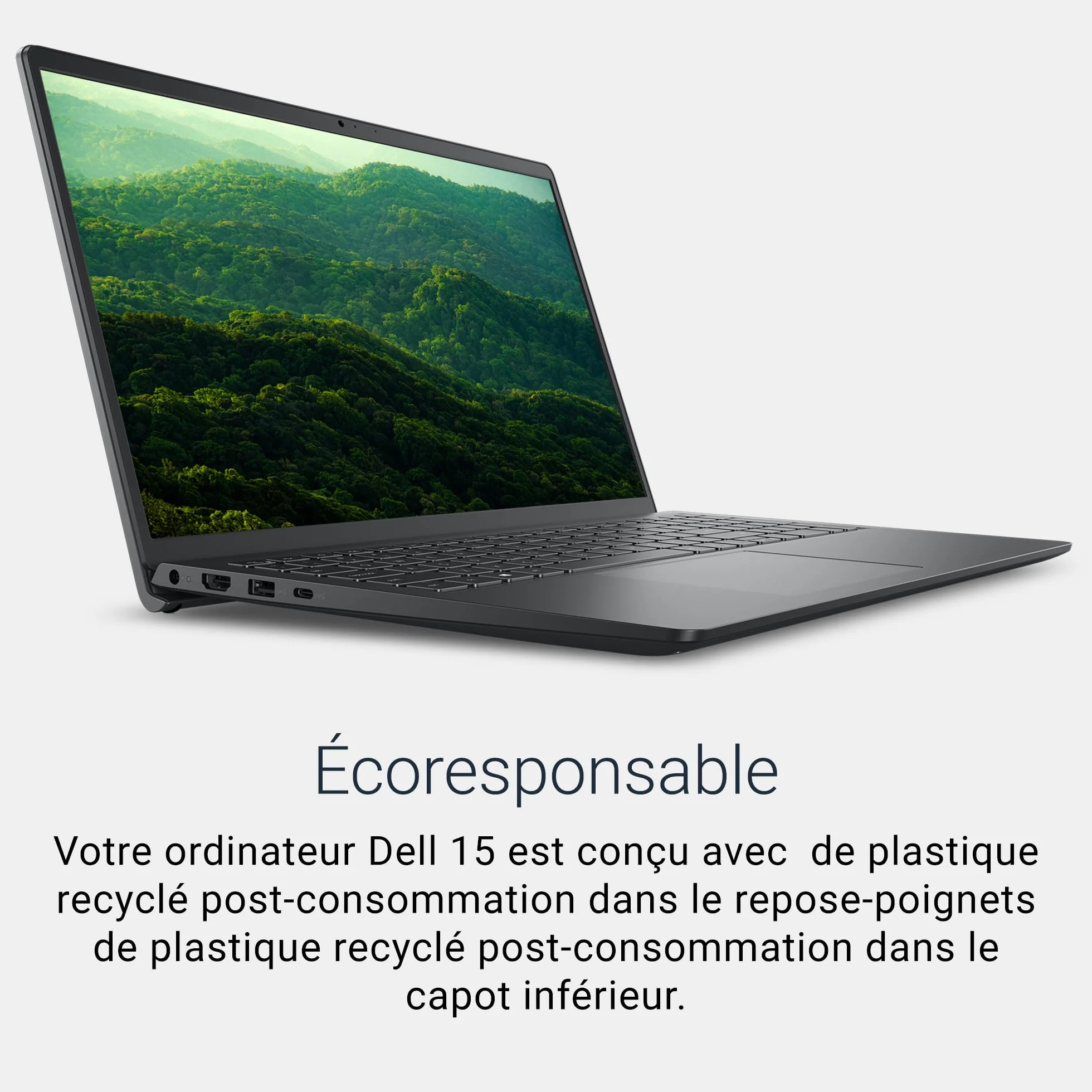 Dell 15 Laptop 15.6" FHD 120Hz AMD Ryzen 7 7730U 16GB RAM 1TB SSD AMD Radeon Graphics Windows 11 Home AZERTY Keyboard Carbon Black