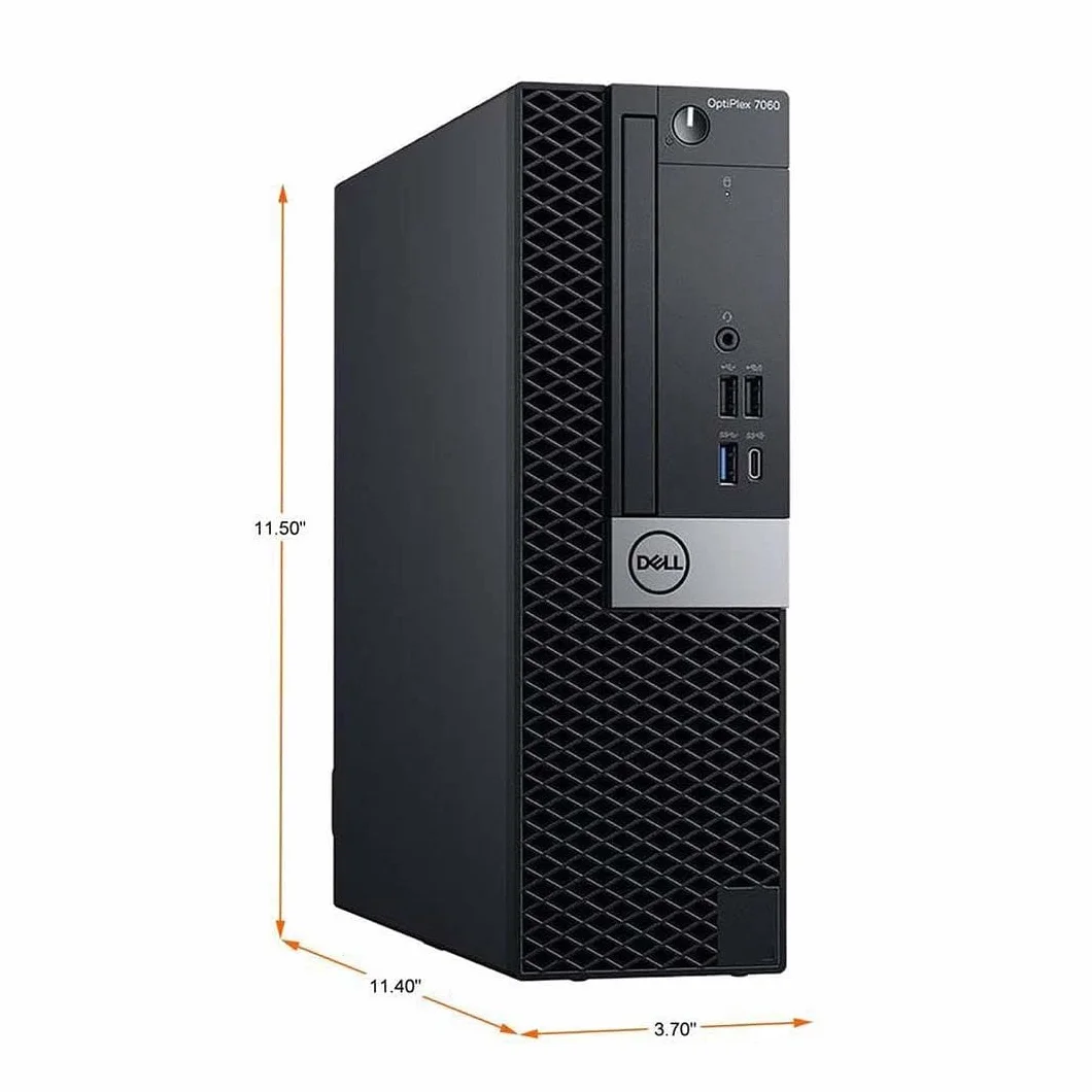 Dell Optiplex 7060 SFF Ordinateur de Bureau Intel Core i5-8500 8 Go RAM SSD 256 Go WiFi Bluetooth Windows 11 Pro Reconditionné