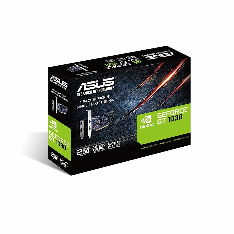 ASUS GeForce GT1030 2G BRK Carte Graphique 2GB GDDR5 Technologie Auto-Extreme GPU Tweak II